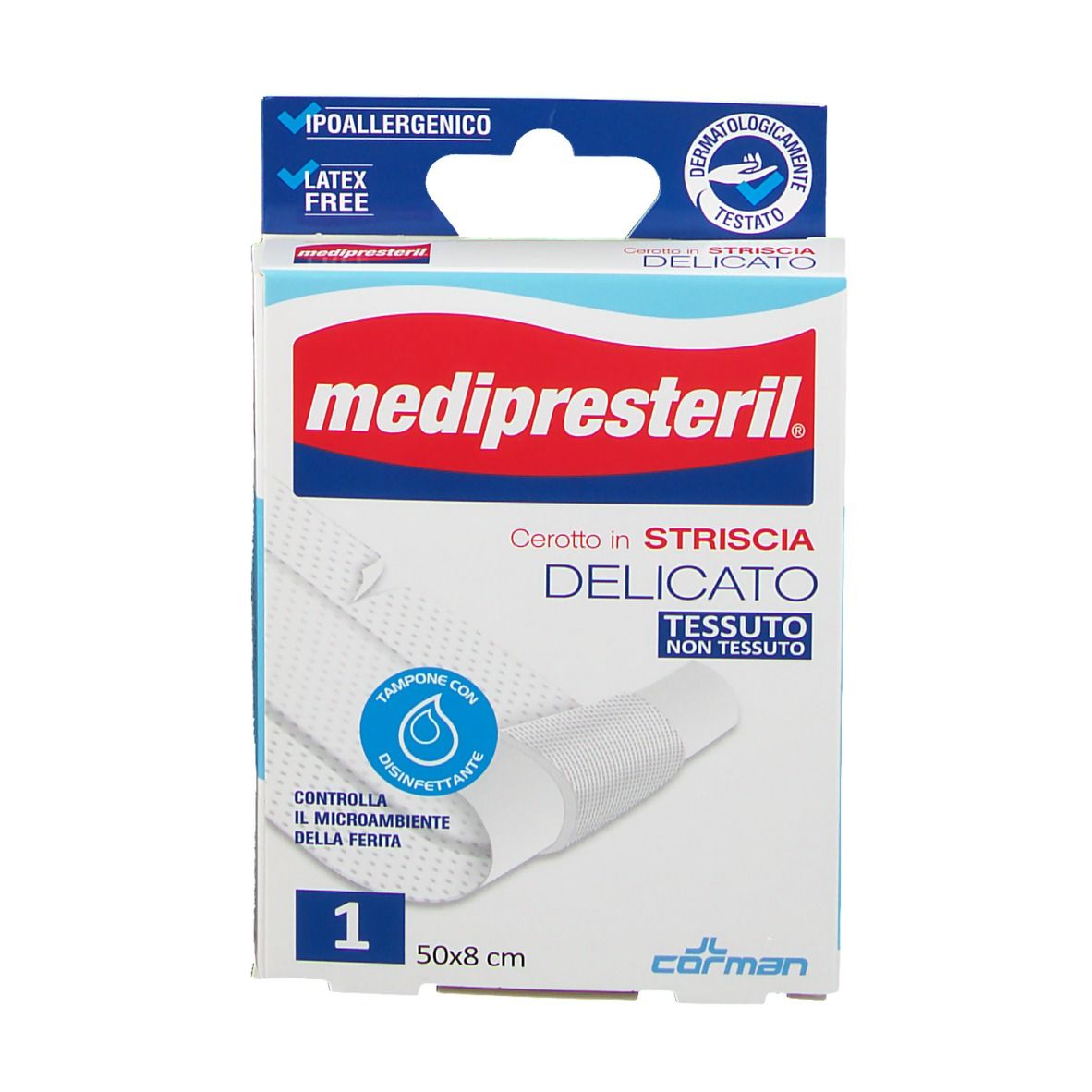 MediPresteril® Cerotto in Striscia Delicato 50 x 8 cm