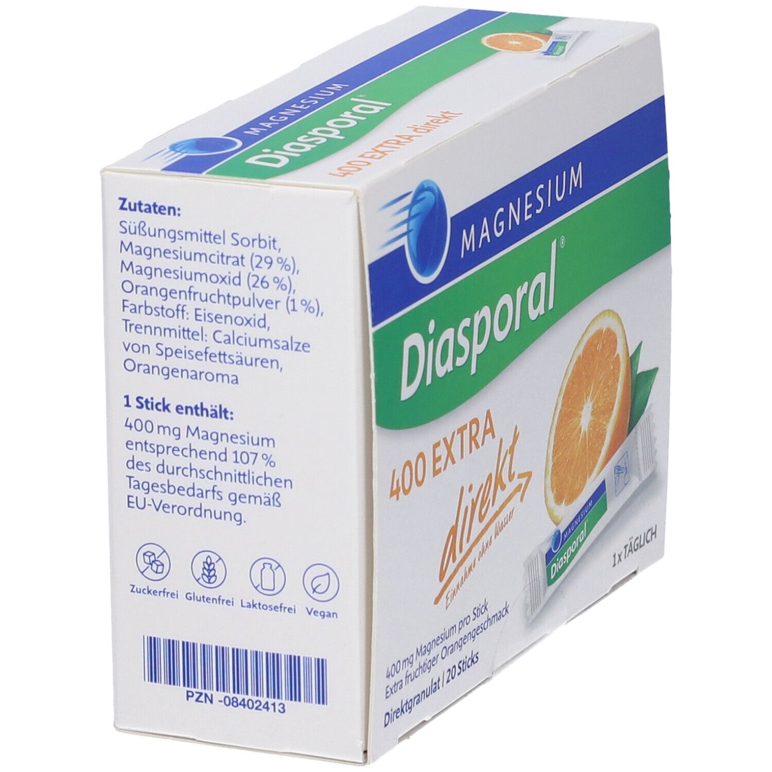 Magnesio Diasporal 400 Mg Direk Orosolubile