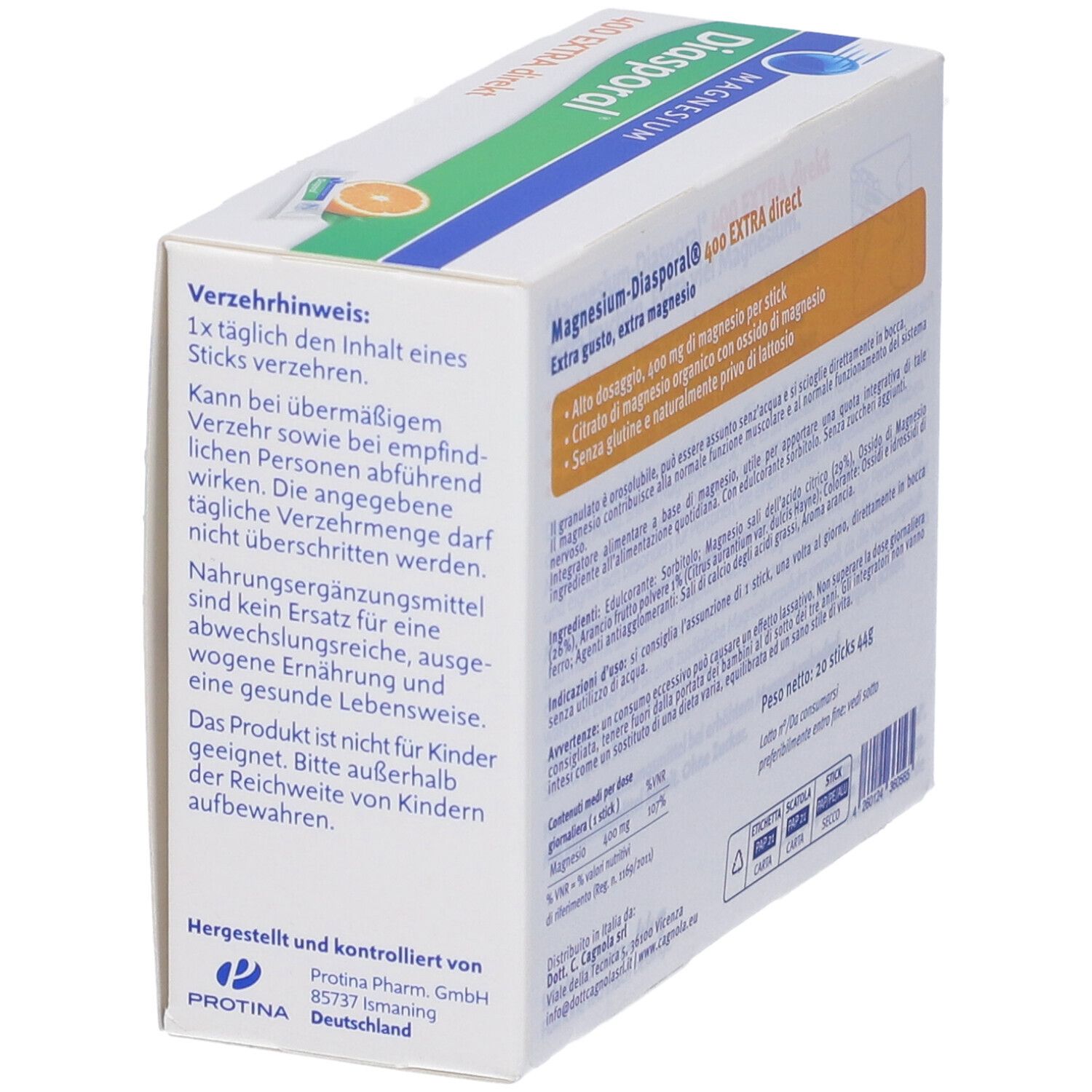 Magnesio Diasporal 400 Mg Direk Orosolubile