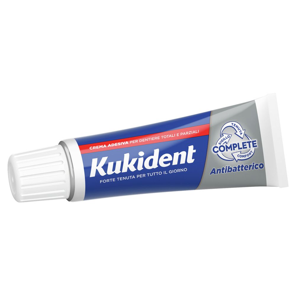 Kukident Complete Antibatterico Crema adesiva per dentiera