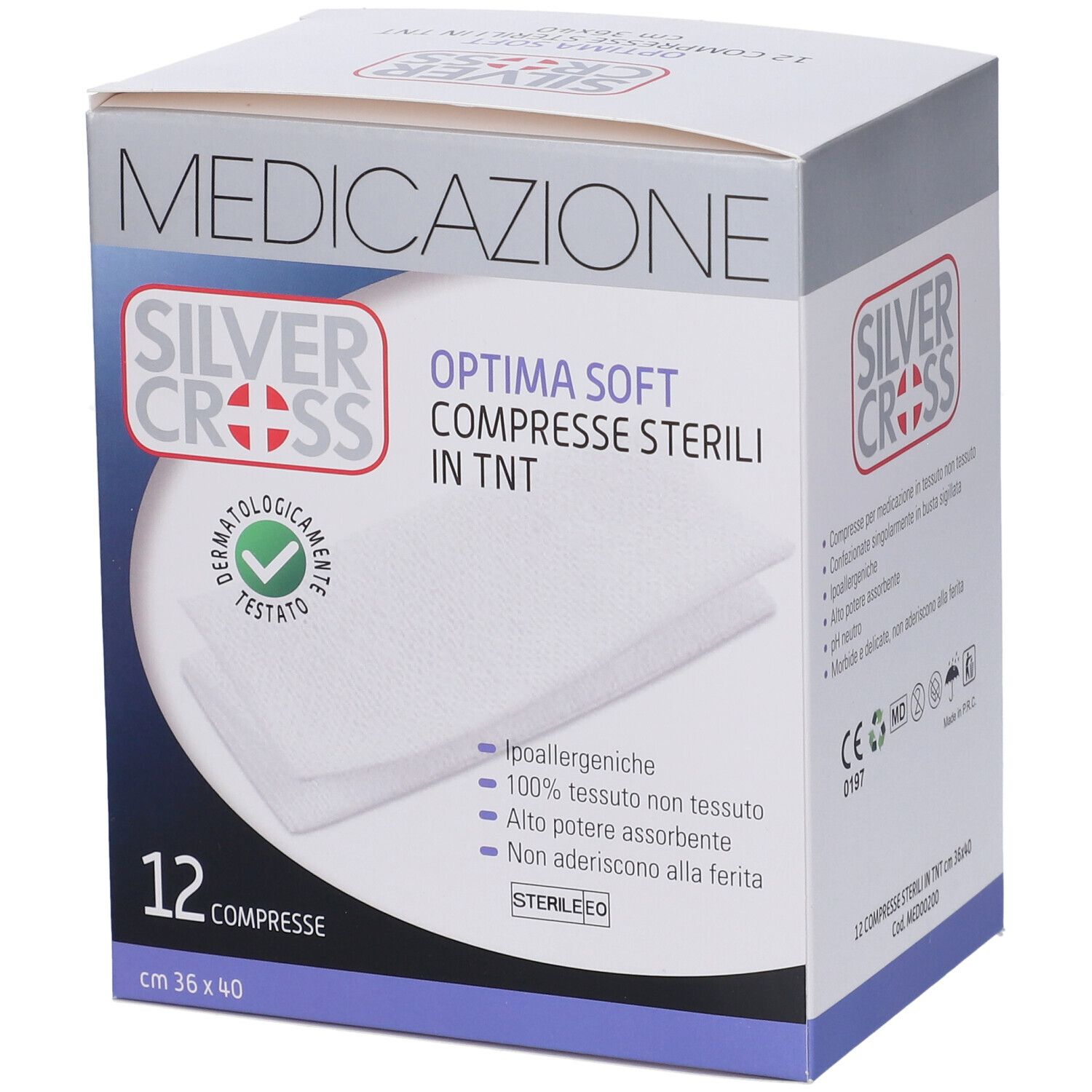 Garza Silvercross Tnt 36X40Cm 12 Pezzi