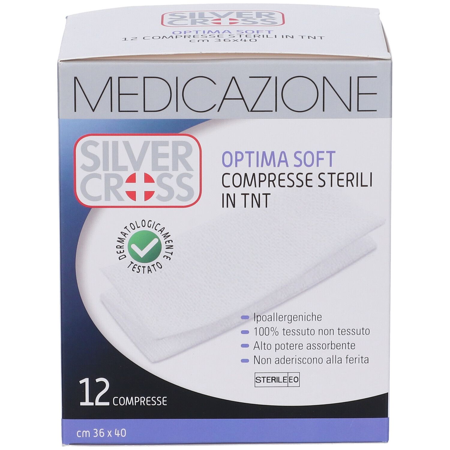 Garza Silvercross Tnt 36X40Cm 12 Pezzi