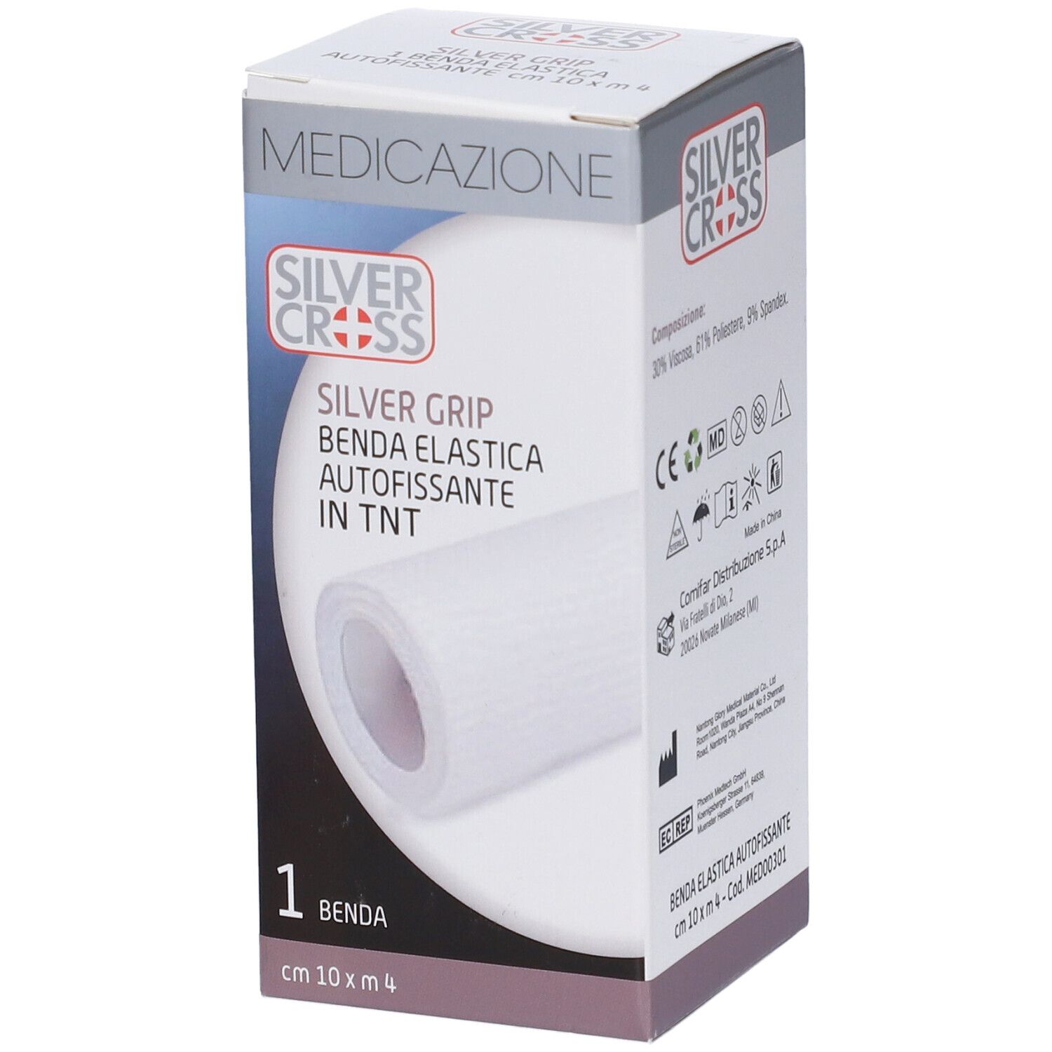 Benda Silvercross Autofis 10X400Cm 1 Pezzo