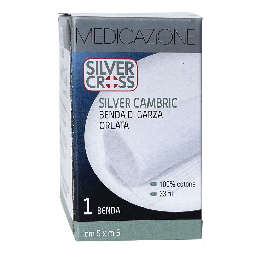 Benda Silvercross Orlata Cambric 5X500Cm 1 Pezzo