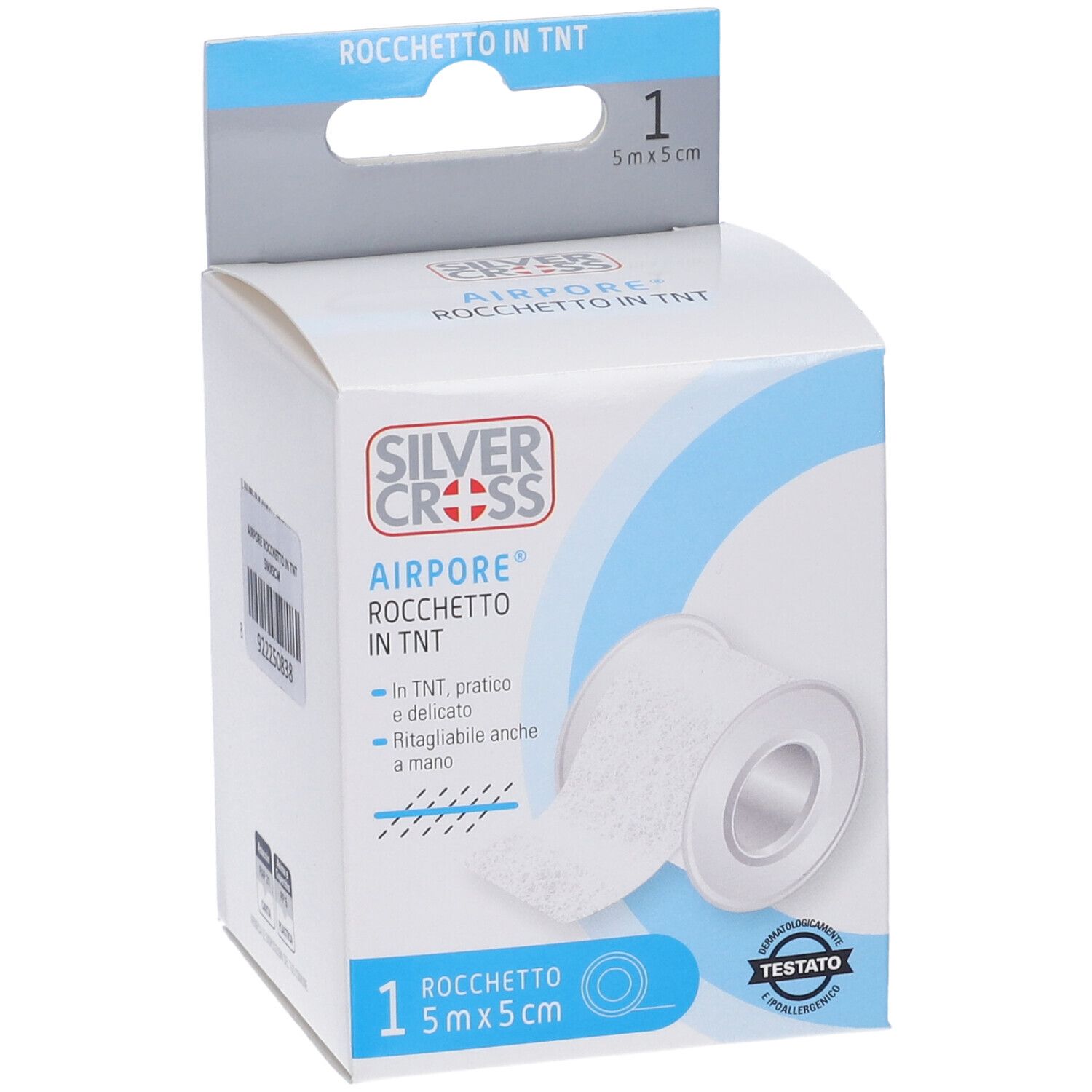 Cerotto In Rocchetto Silvercross Airpore 5X500 Cm 1 Pezzo