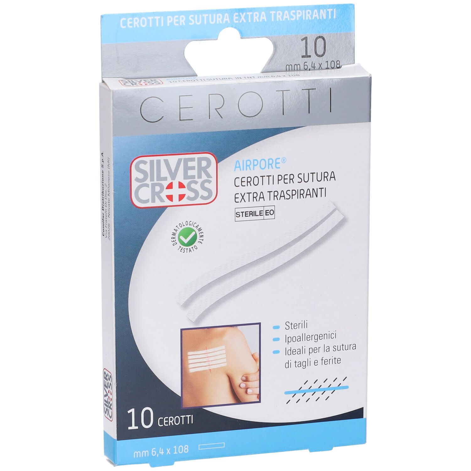 Cerotto Silvercross Sut Airpore 6,4X108 10 Pezzi