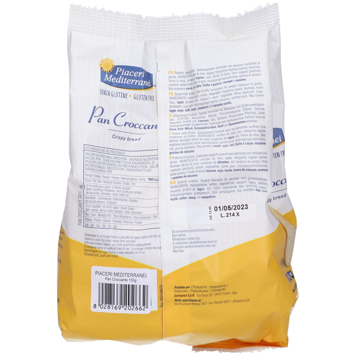 Piaceri Mediterranei® Pan Croccante