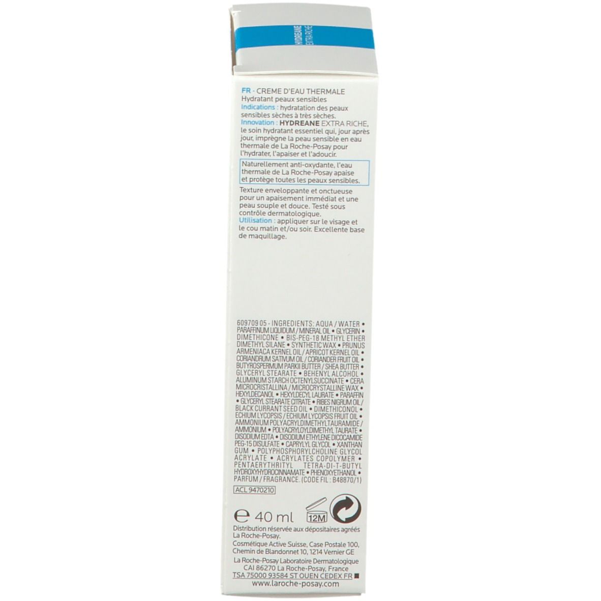 La Roche-Posay Hydreane Crema Lenitiva