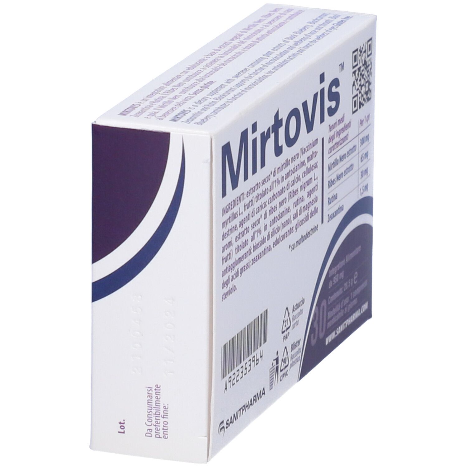 Mirtovis 30 Compresse