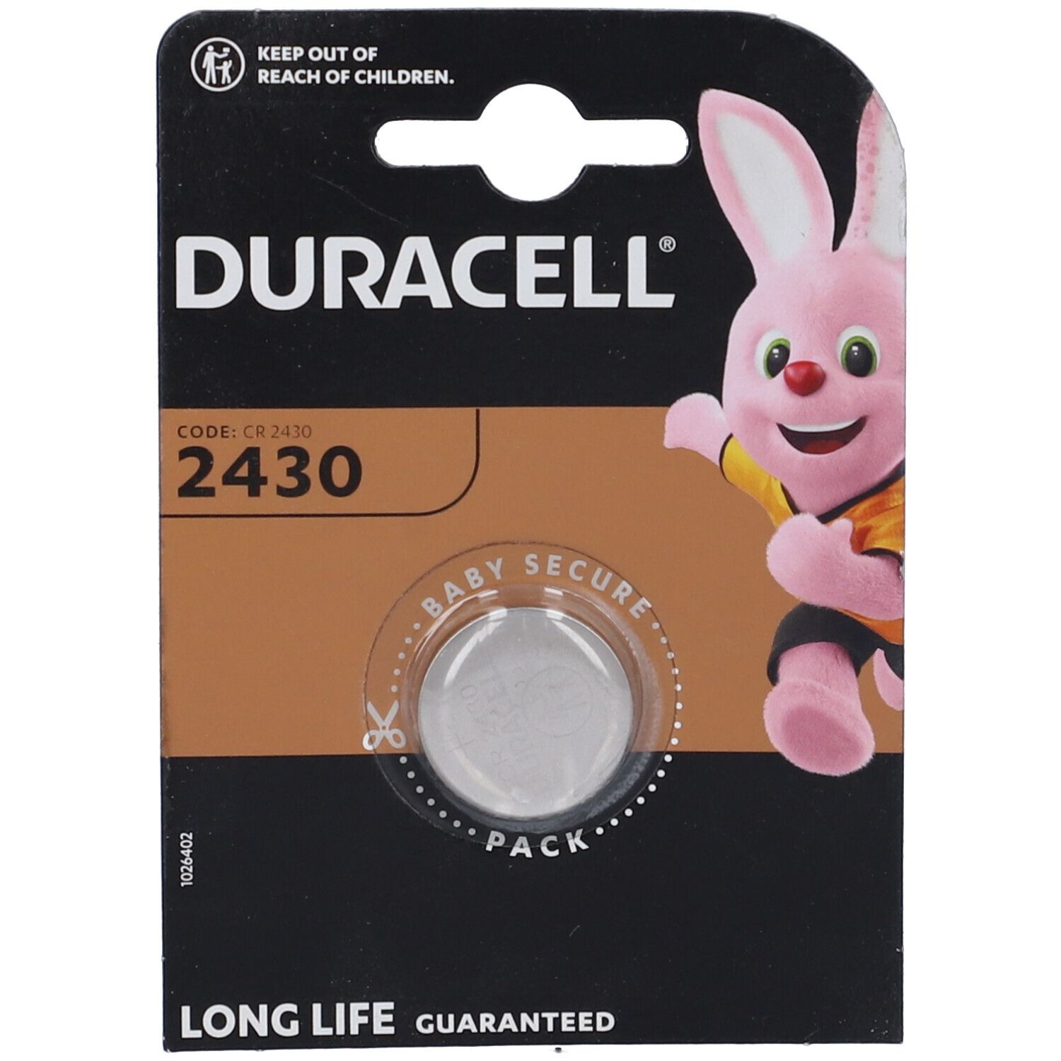 Duracell Batterie a Bottone 2430 al Litio da 3V