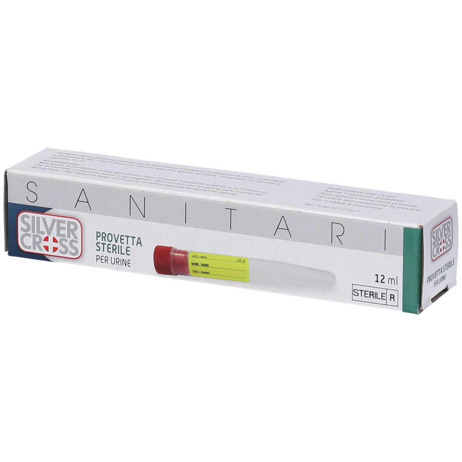 Silvercross Provetta Urina 12Ml