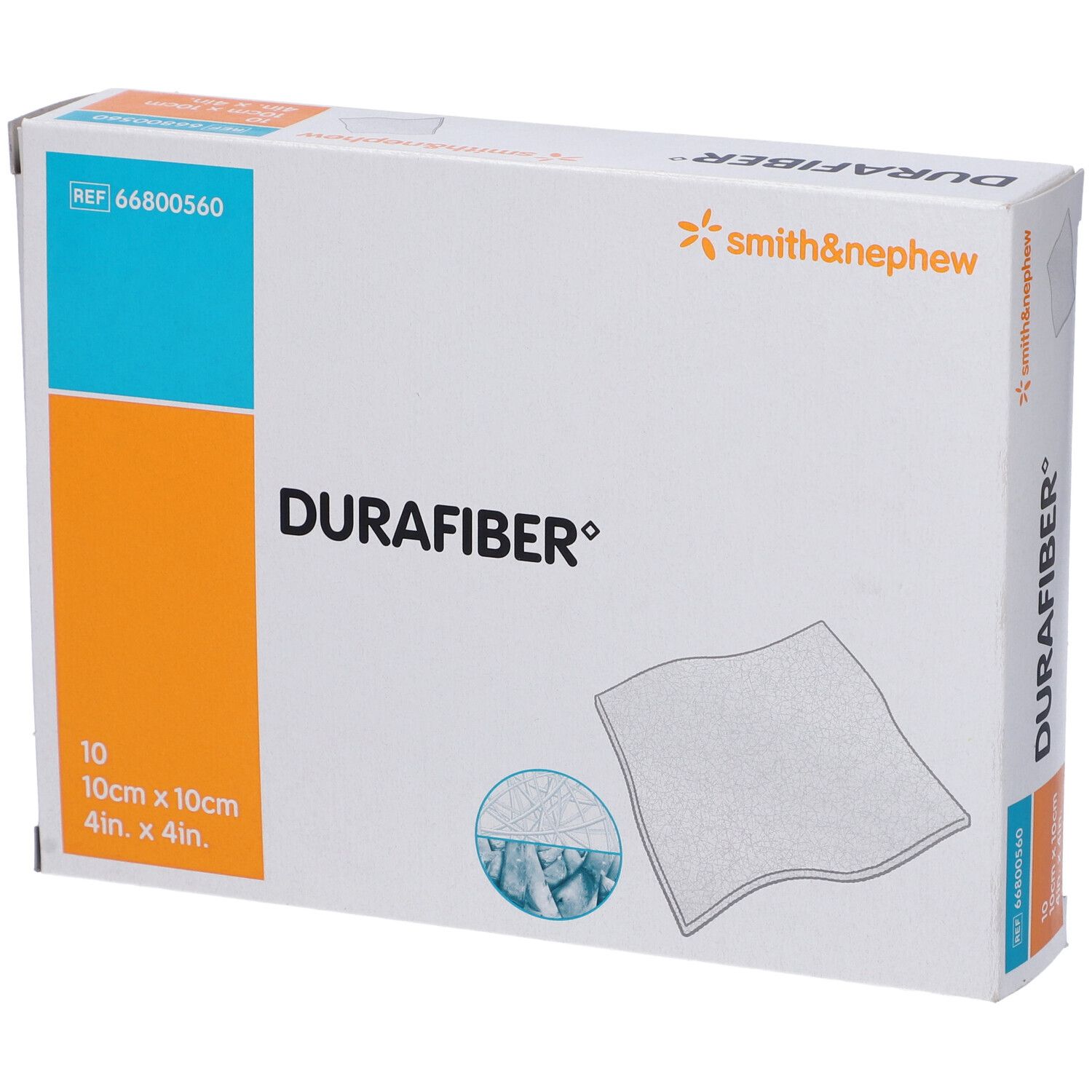Durafiber Medicazione Assorbente 10cm x 10cm