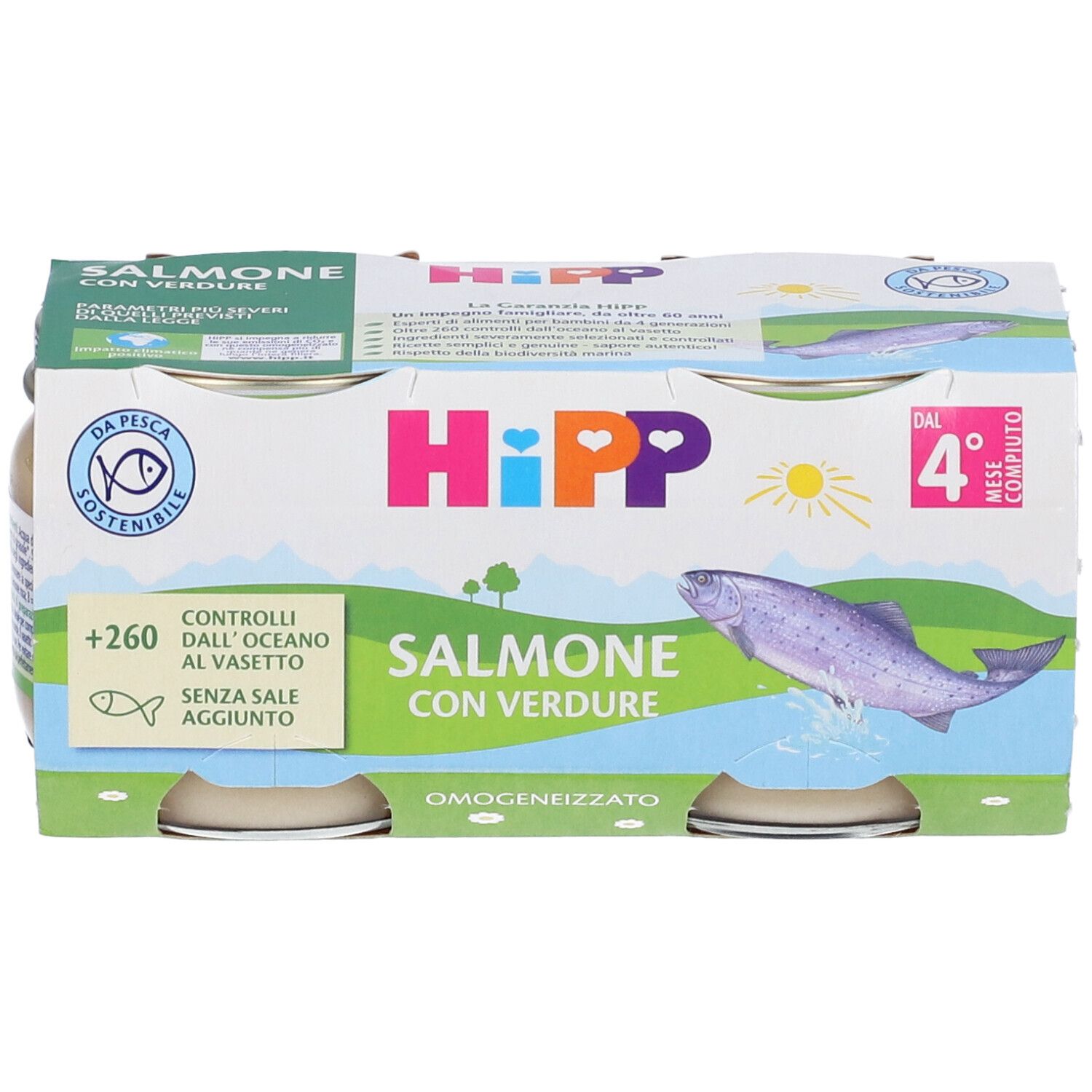 HiPP Salmone con Verdure 2x80 g