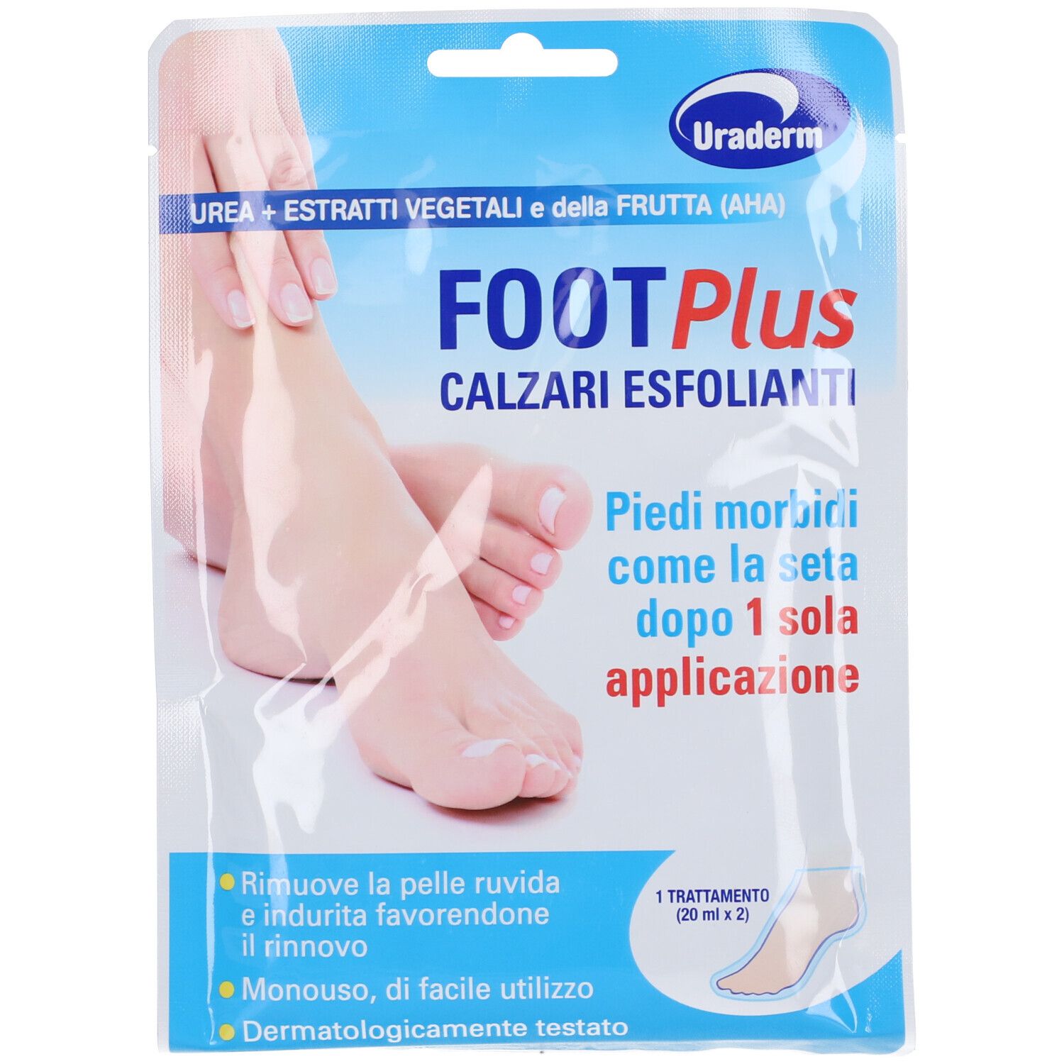 Uraderm Foot Plus Calze Esfolianti