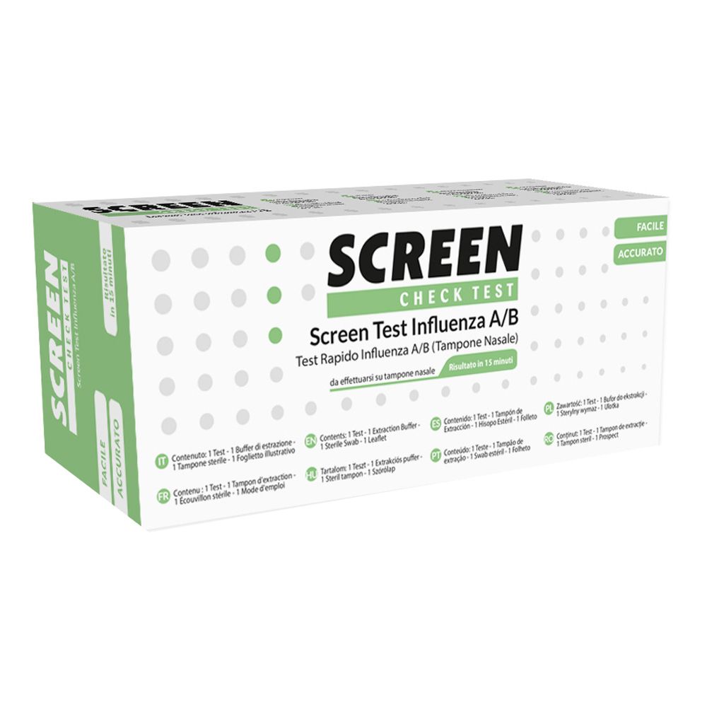 Screen Test Rapido Virus Influenza A/B Tampone Nasale/Faringeo