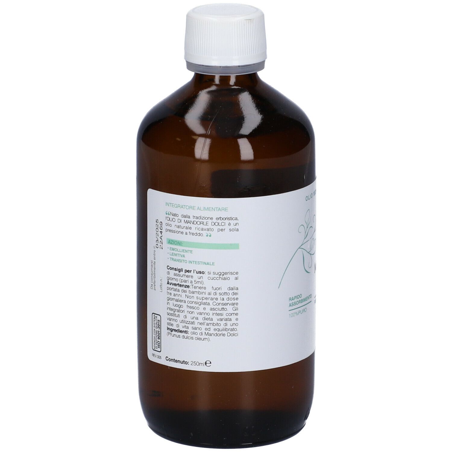 Alta Natura Olio Di Mandorle Dolci Soluzione Orale 250ml