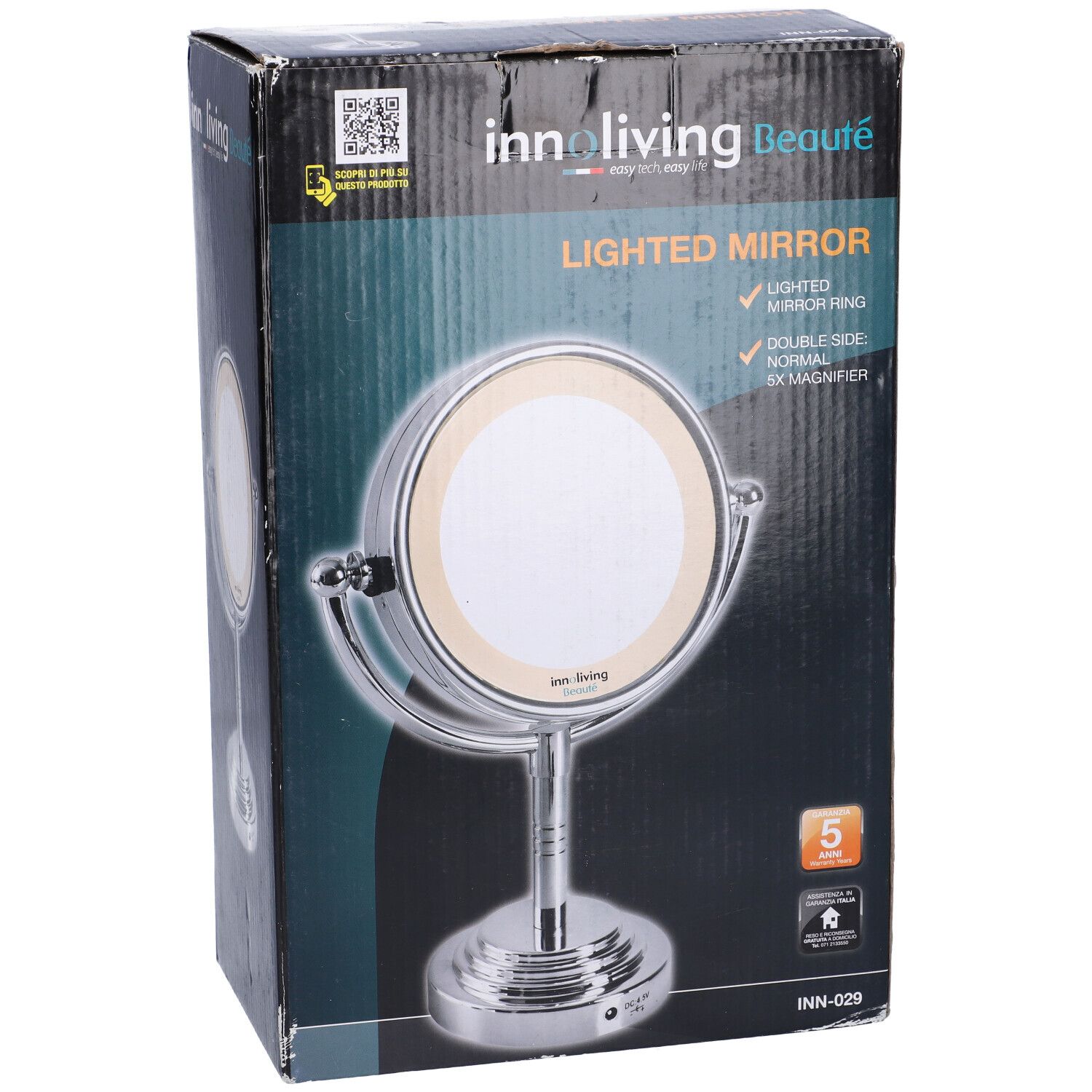 Specchio Luminoso A Due Lati