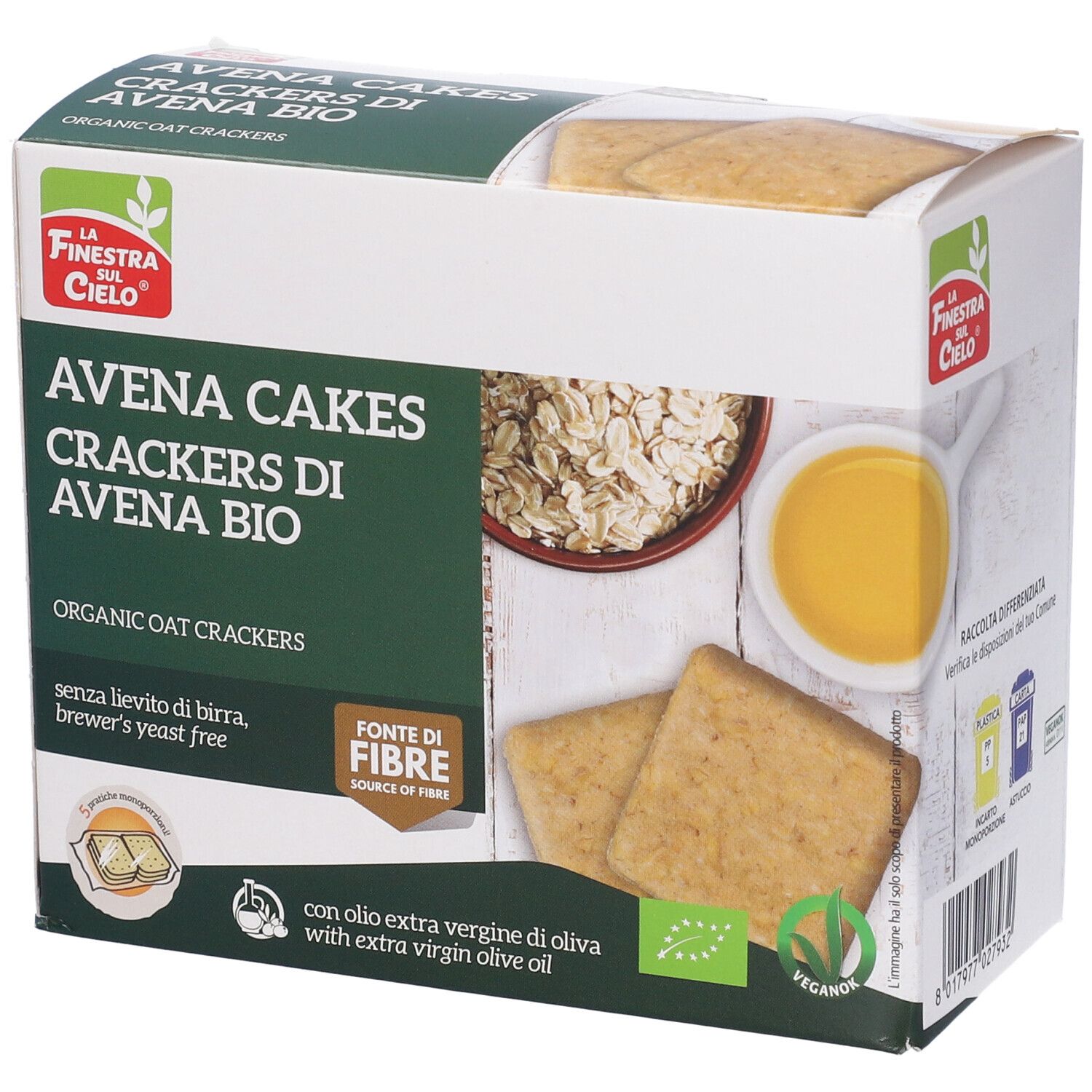 Crackers Avena 250G Bio