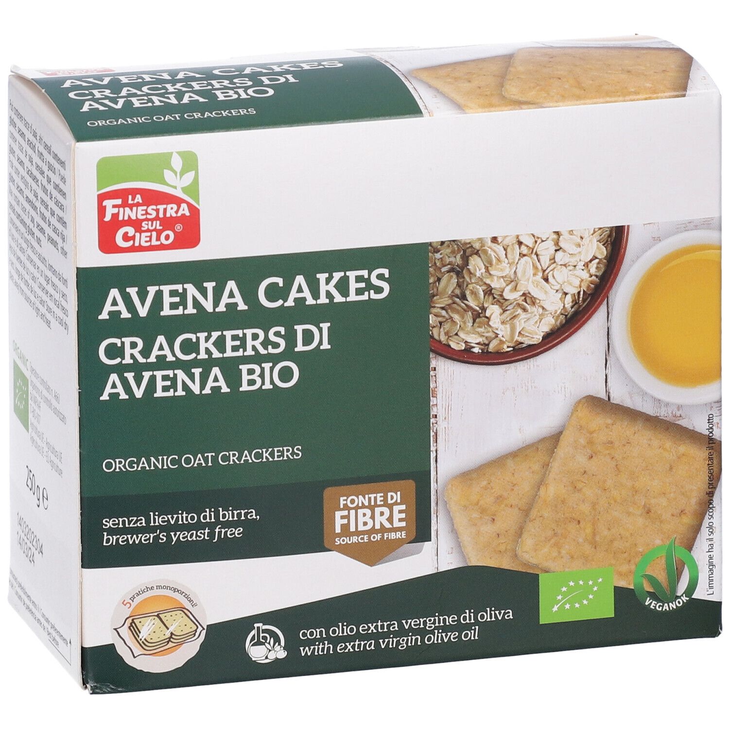 Crackers Avena 250G Bio
