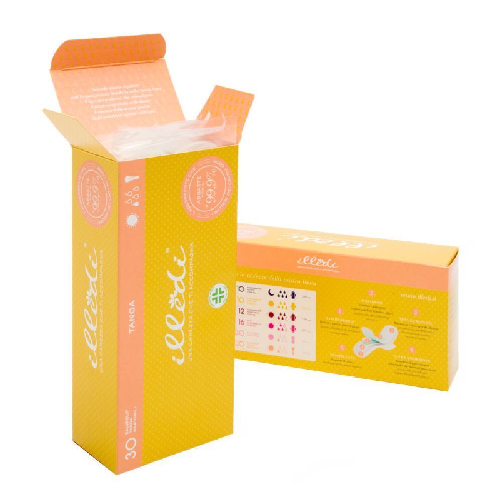 Illedi Pantiliner Tanga Anatomici 30 Pezzi