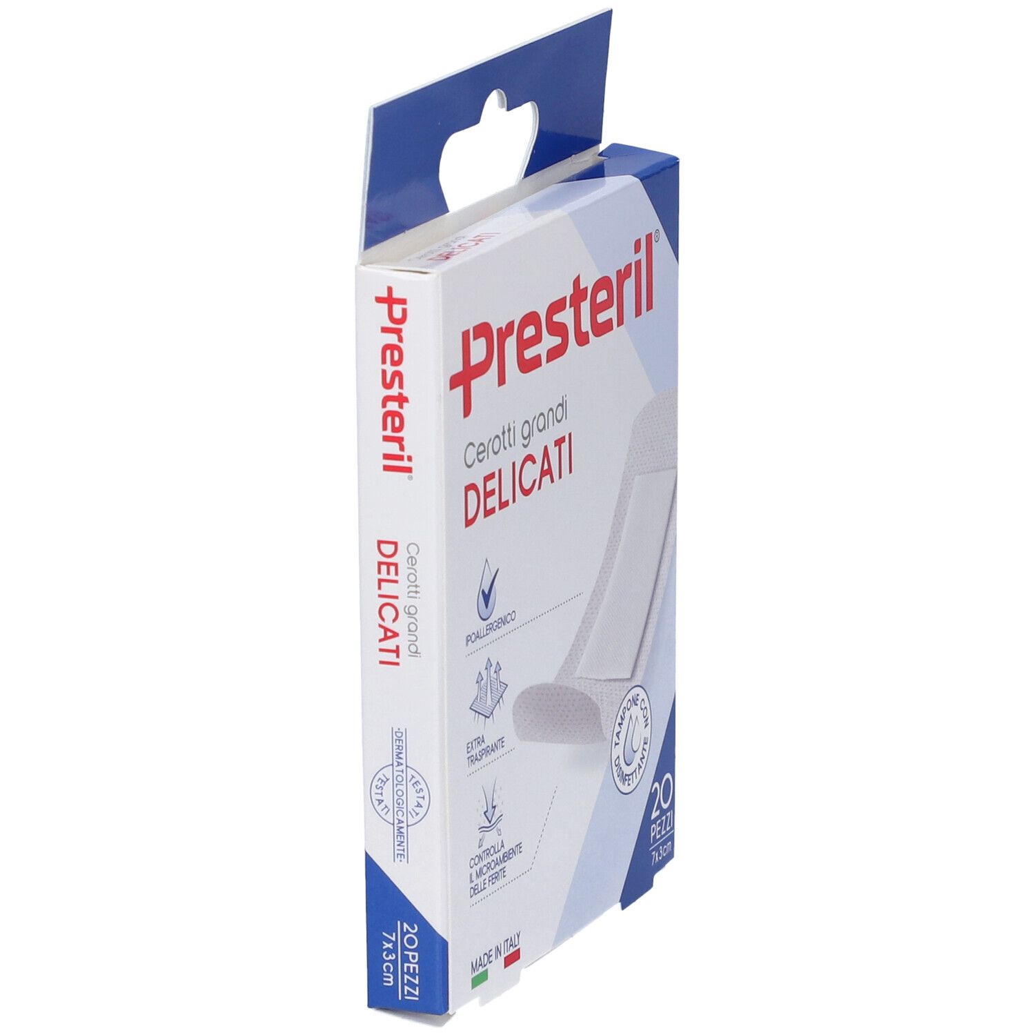 MediPresteril® Cerotti Grandi delicati 7 cm x 3 cm