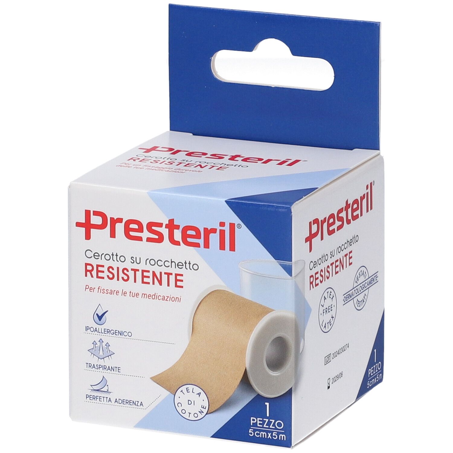 Medipresteril Cerotto su Rocchetto Resistente 5 x 500 cm