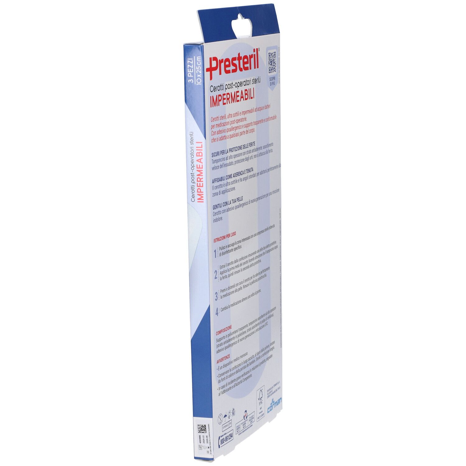 Medipresteril® Impermeabili Sterili 10 x 25 cm