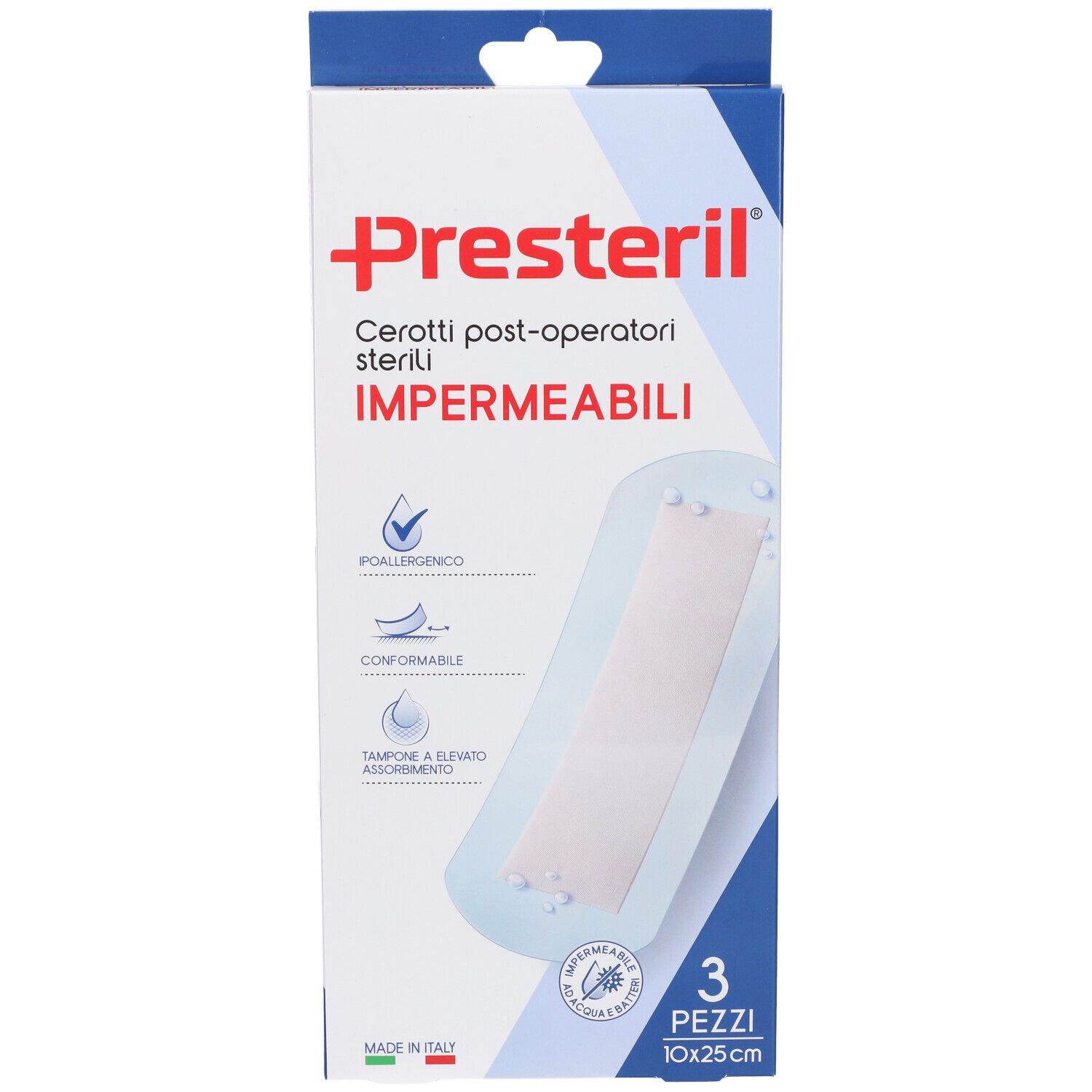 Medipresteril® Impermeabili Sterili 10 x 25 cm