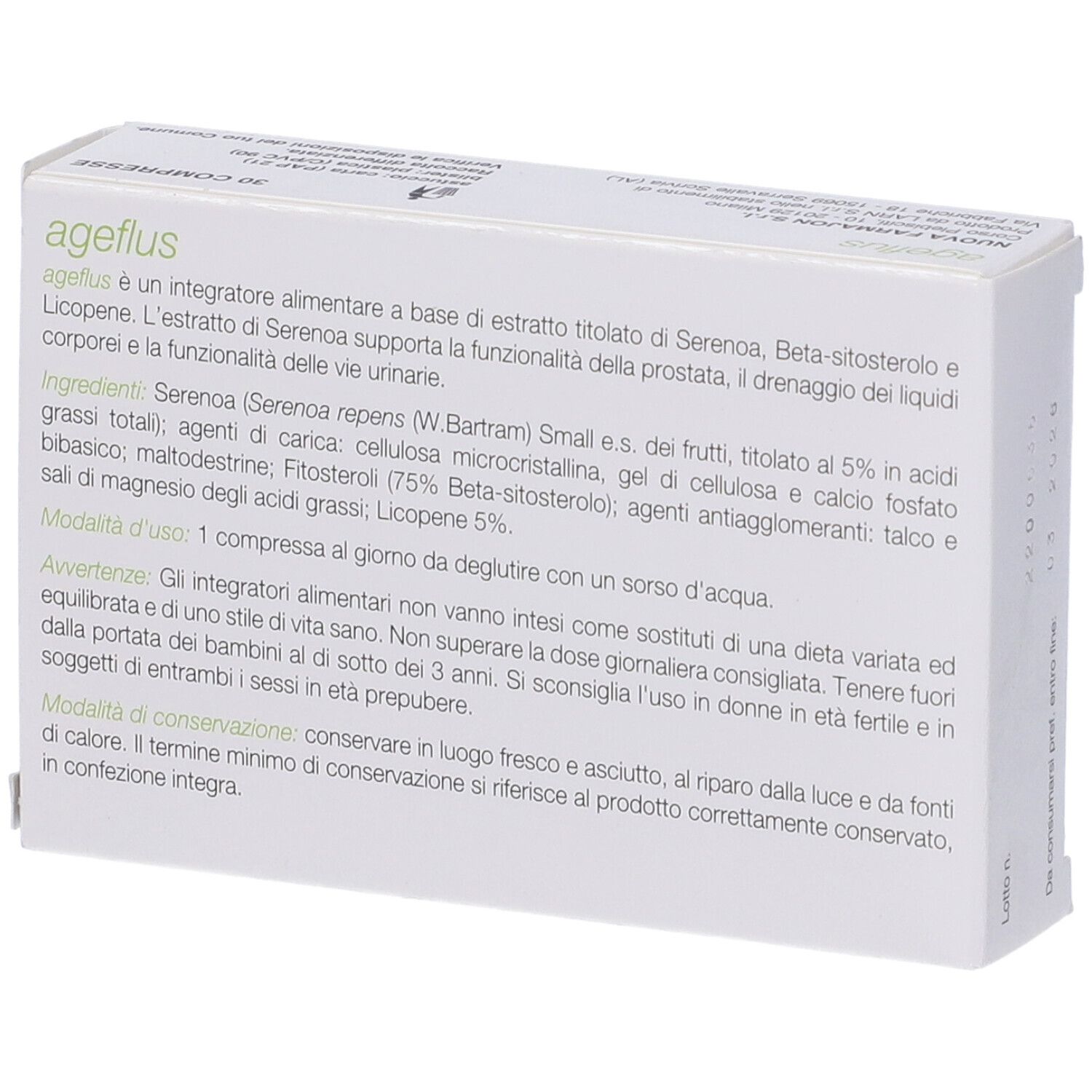 Ageflus 30 Compresse