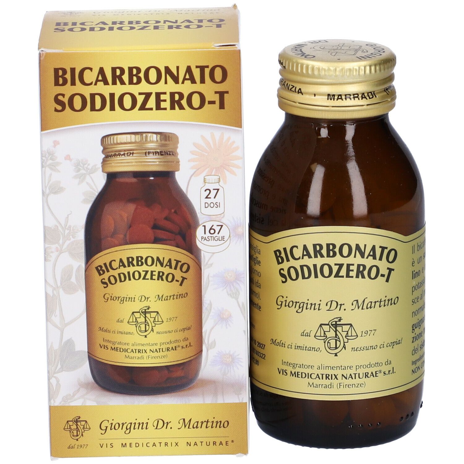 Bicarbonato Sodiozero T 167 Pastiglie