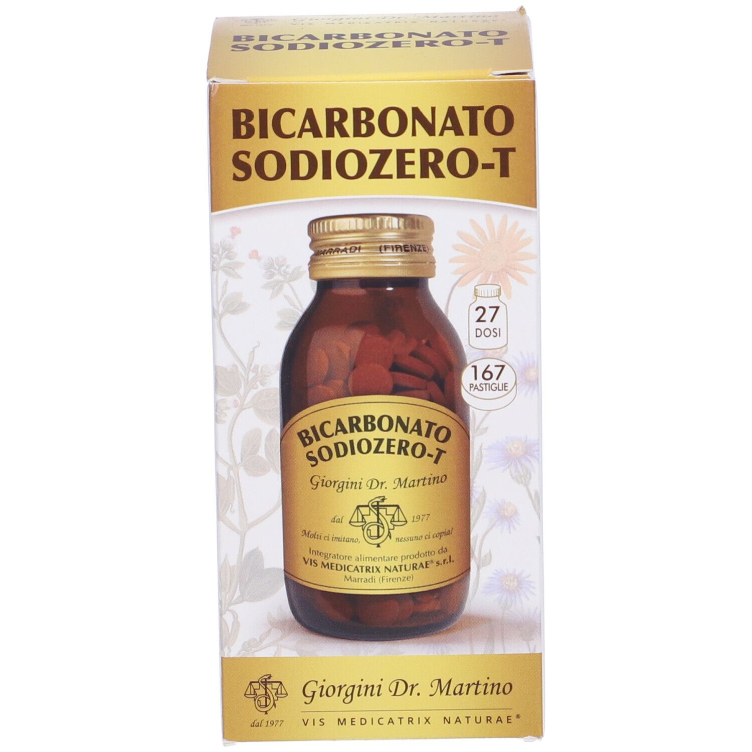 Bicarbonato Sodiozero T 167 Pastiglie