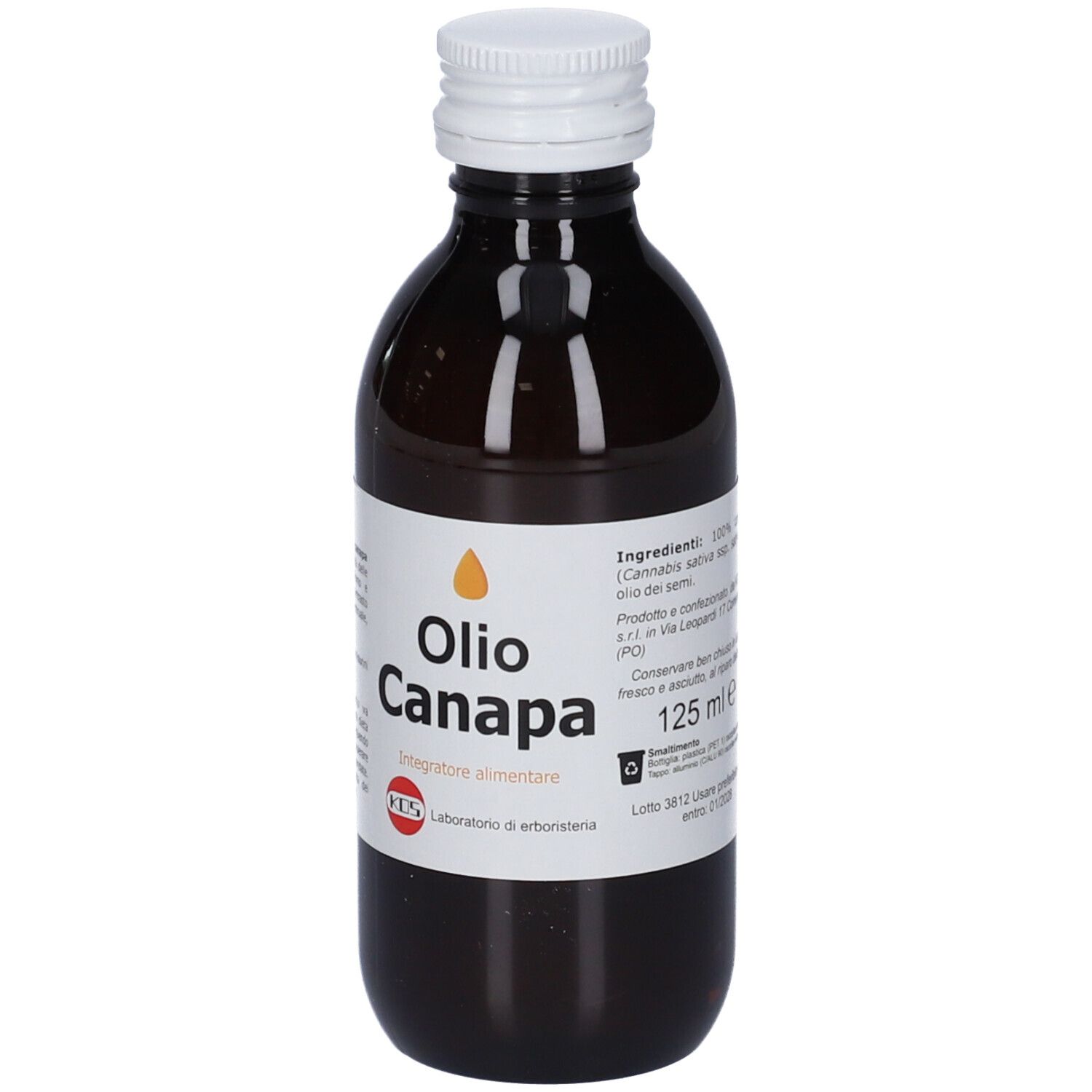 Olio Di Canapa 125 Ml