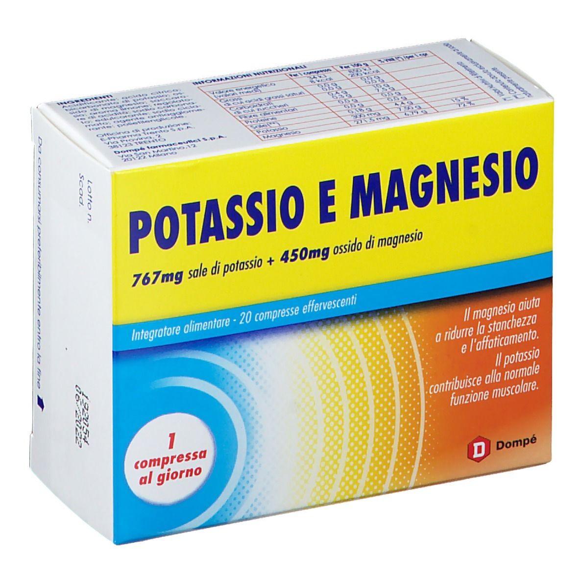 BRACCO Potassio e Magnesio 20 compresse