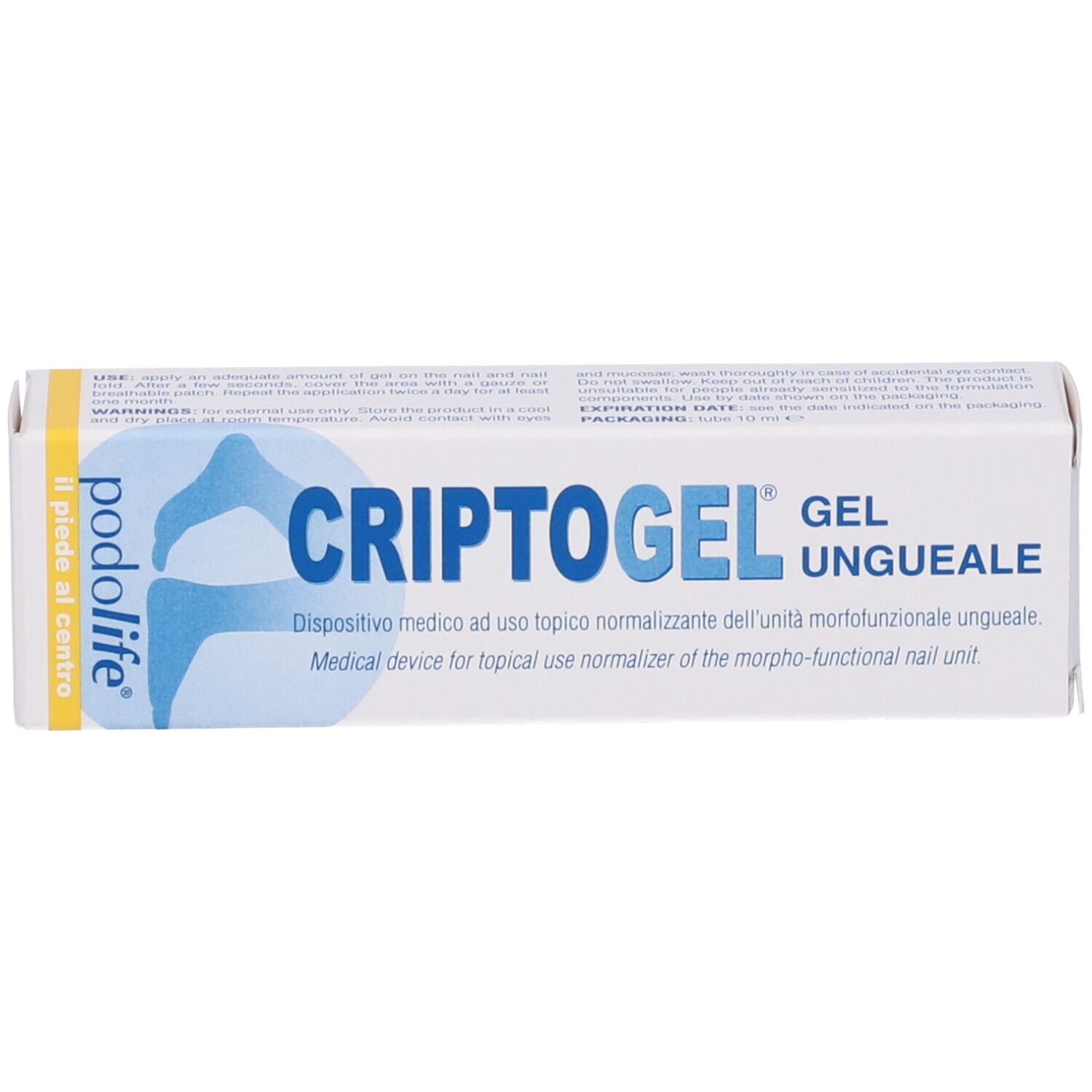 Gel Ungueale Criptogel 1 Tubetto Da 10 Ml