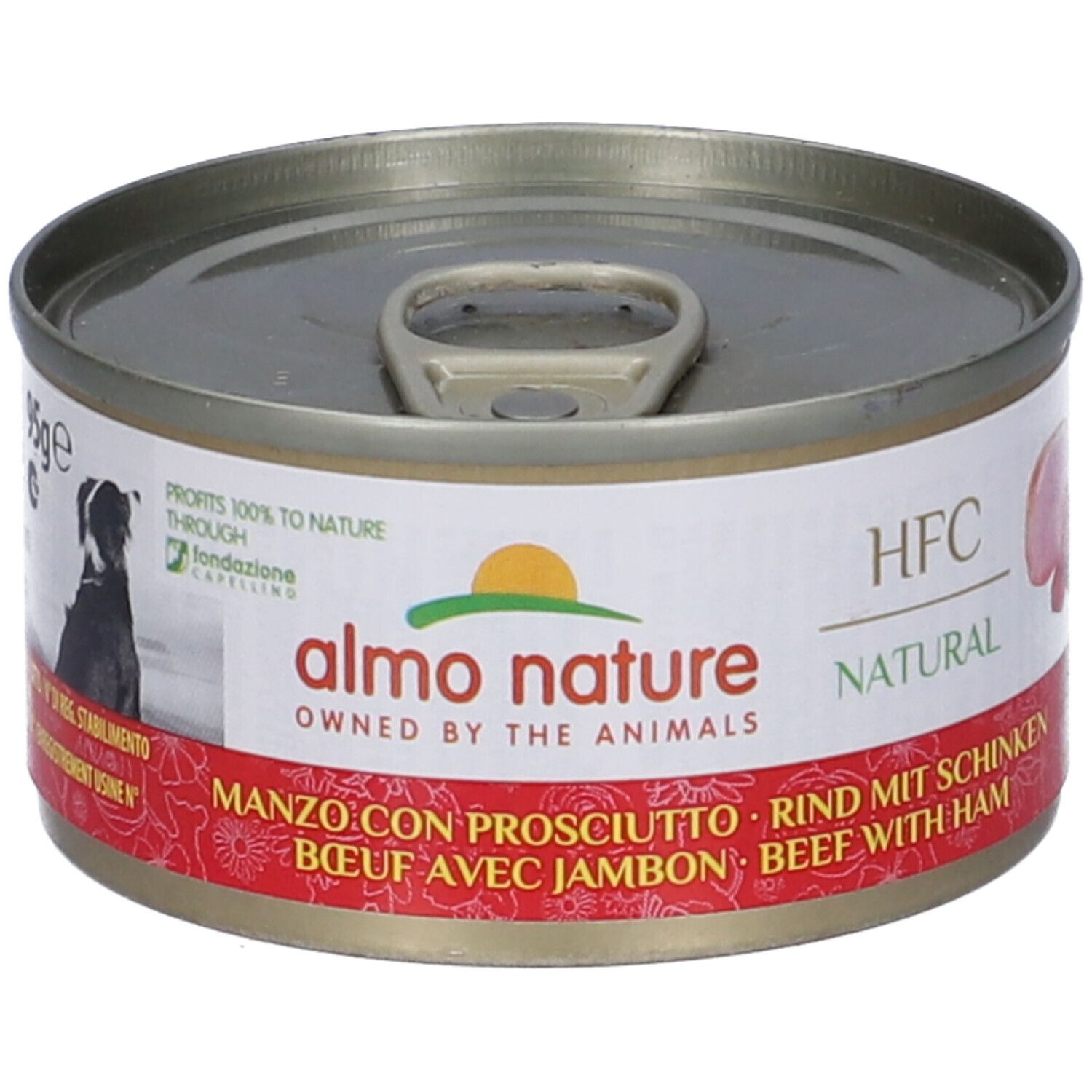 Almo Nature HFC Cousine Manzo con Prosciutto per Cani Adulti