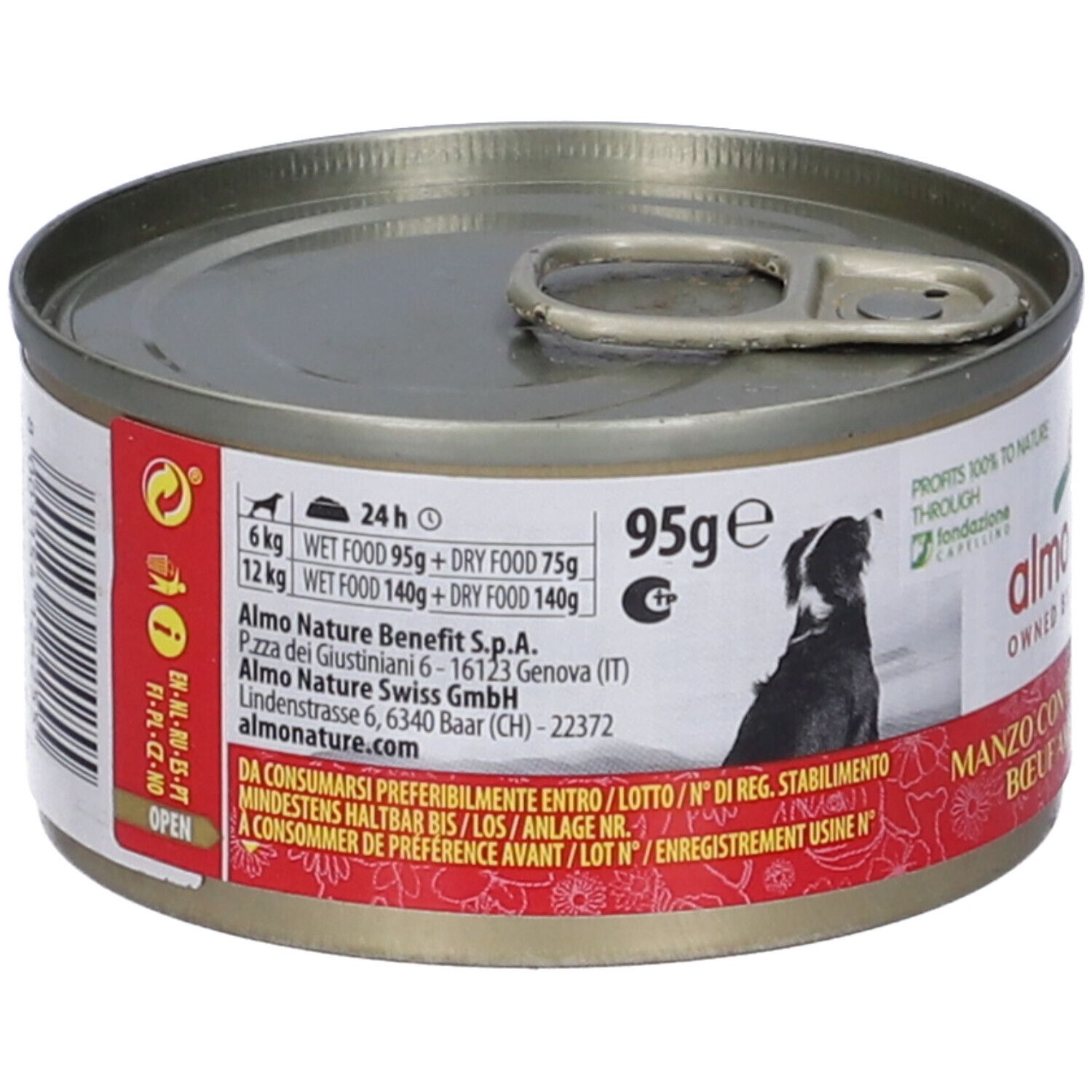Almo Nature HFC Cousine Manzo con Prosciutto per Cani Adulti