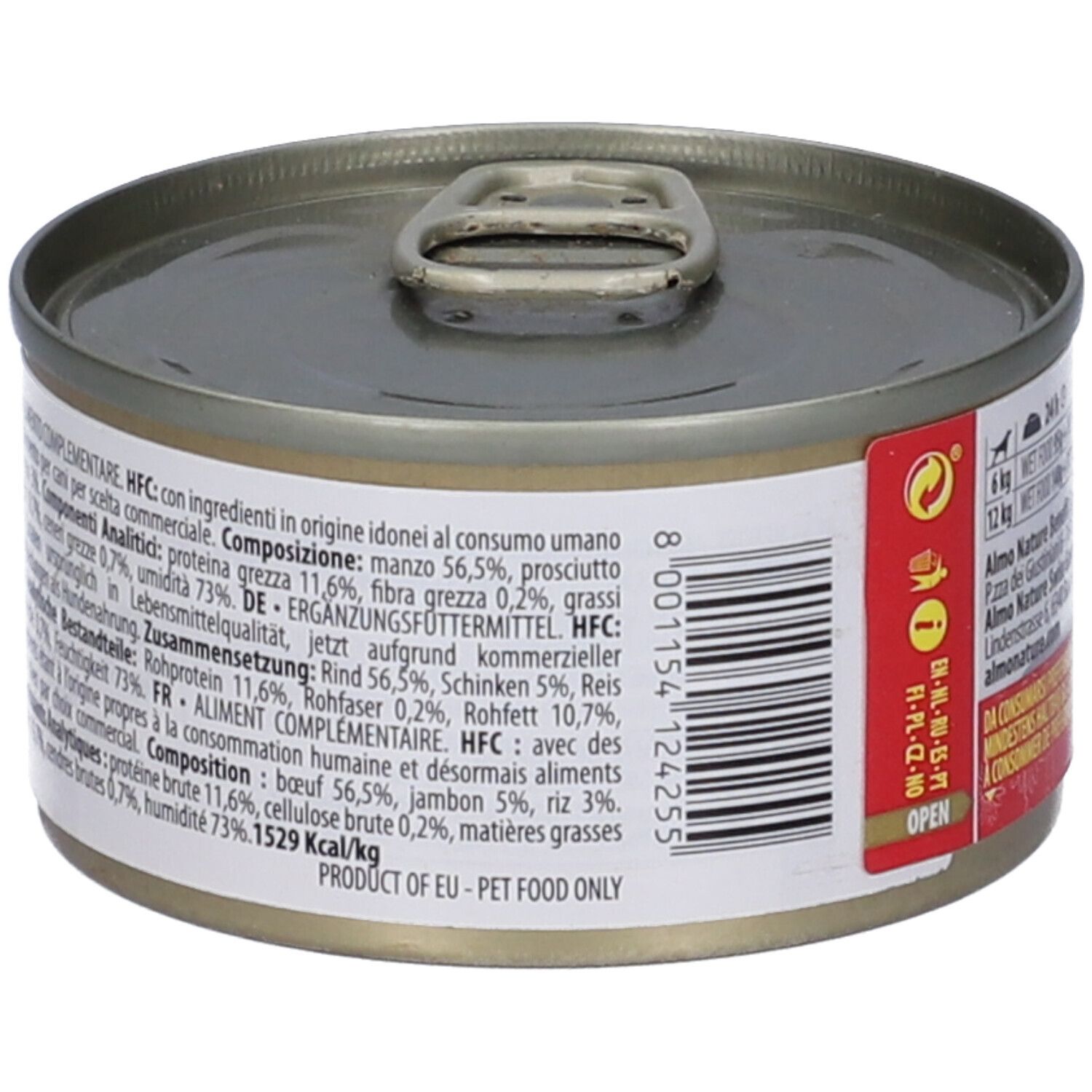 Almo Nature HFC Cousine Manzo con Prosciutto per Cani Adulti