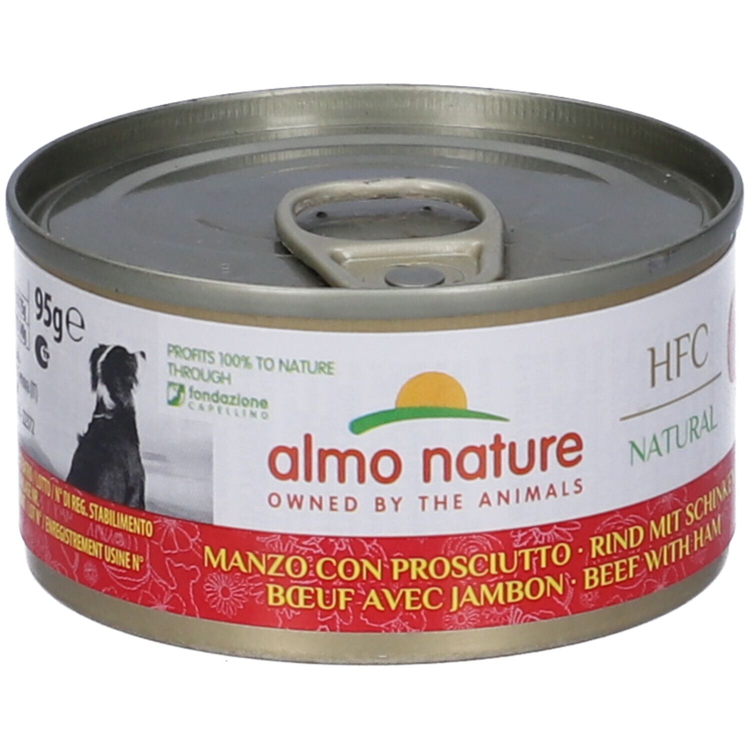 Almo Nature HFC Cousine Manzo con Prosciutto per Cani Adulti