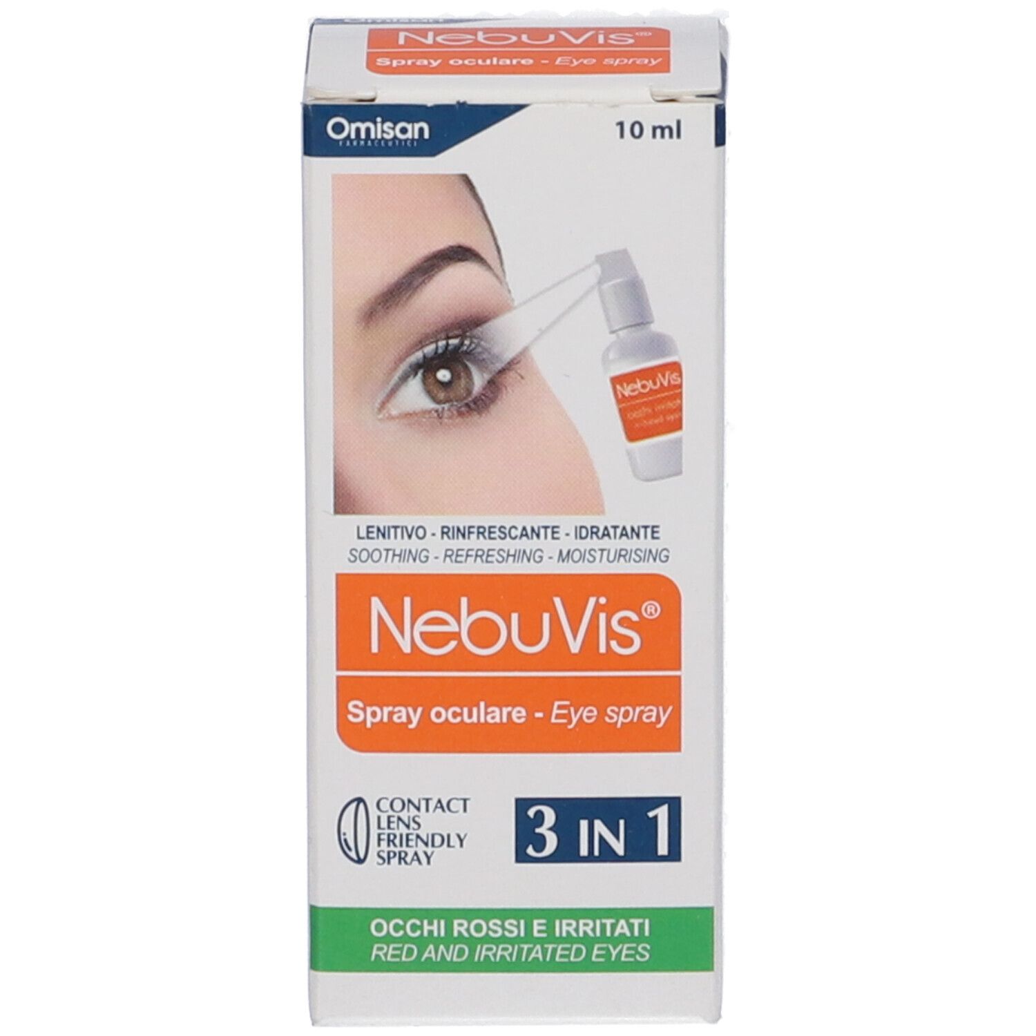 Nebuvis Occhi Irritati Spray 10 Ml 1 Pezzo