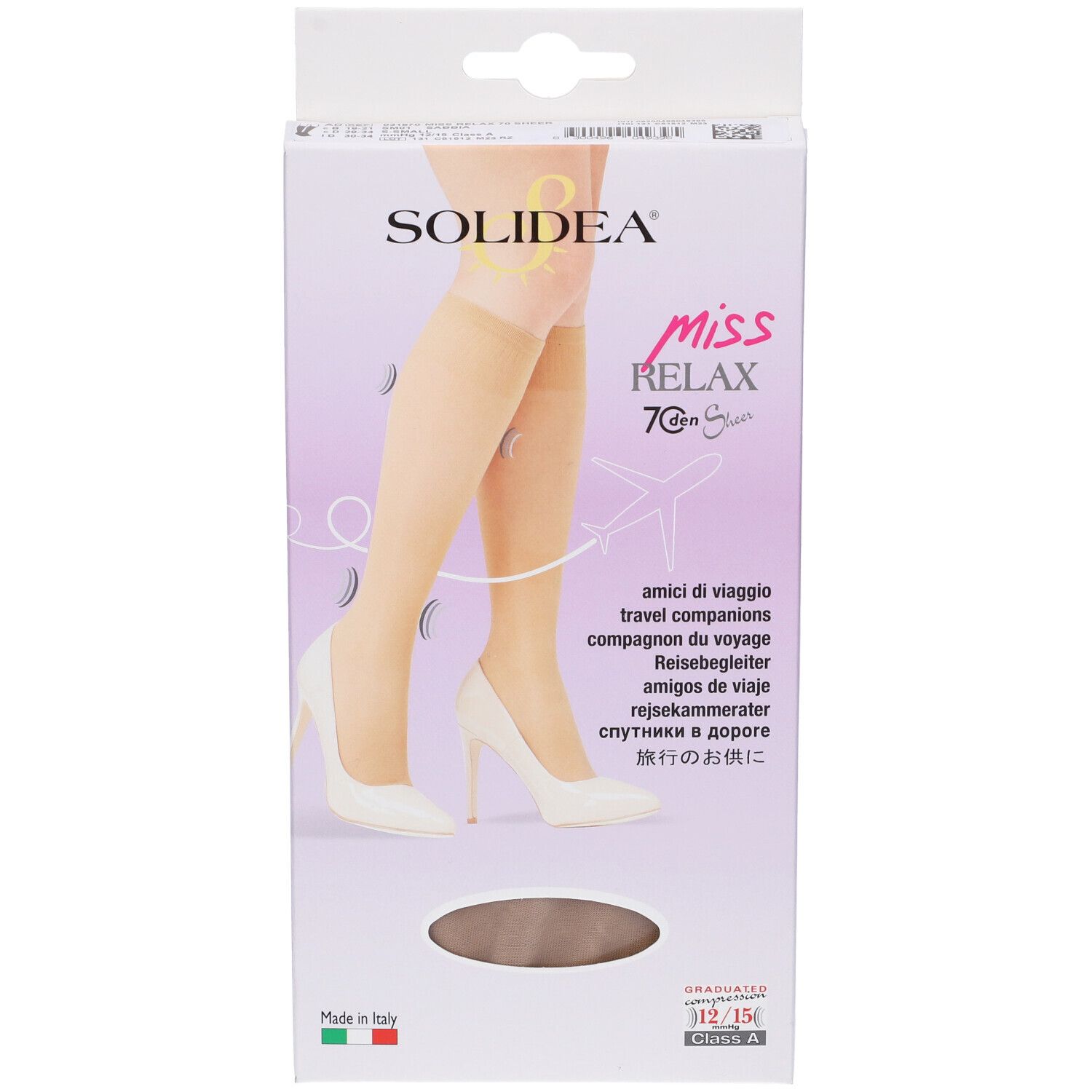 Miss Relax 70 Sheer Gambaletto Sabbia 1 S