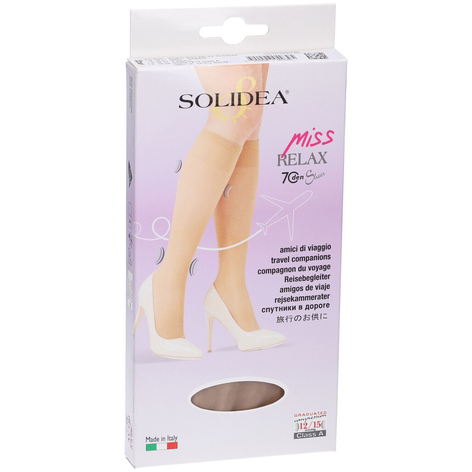 Miss Relax 70 Sheer Gambaletto Sabbia 1 S