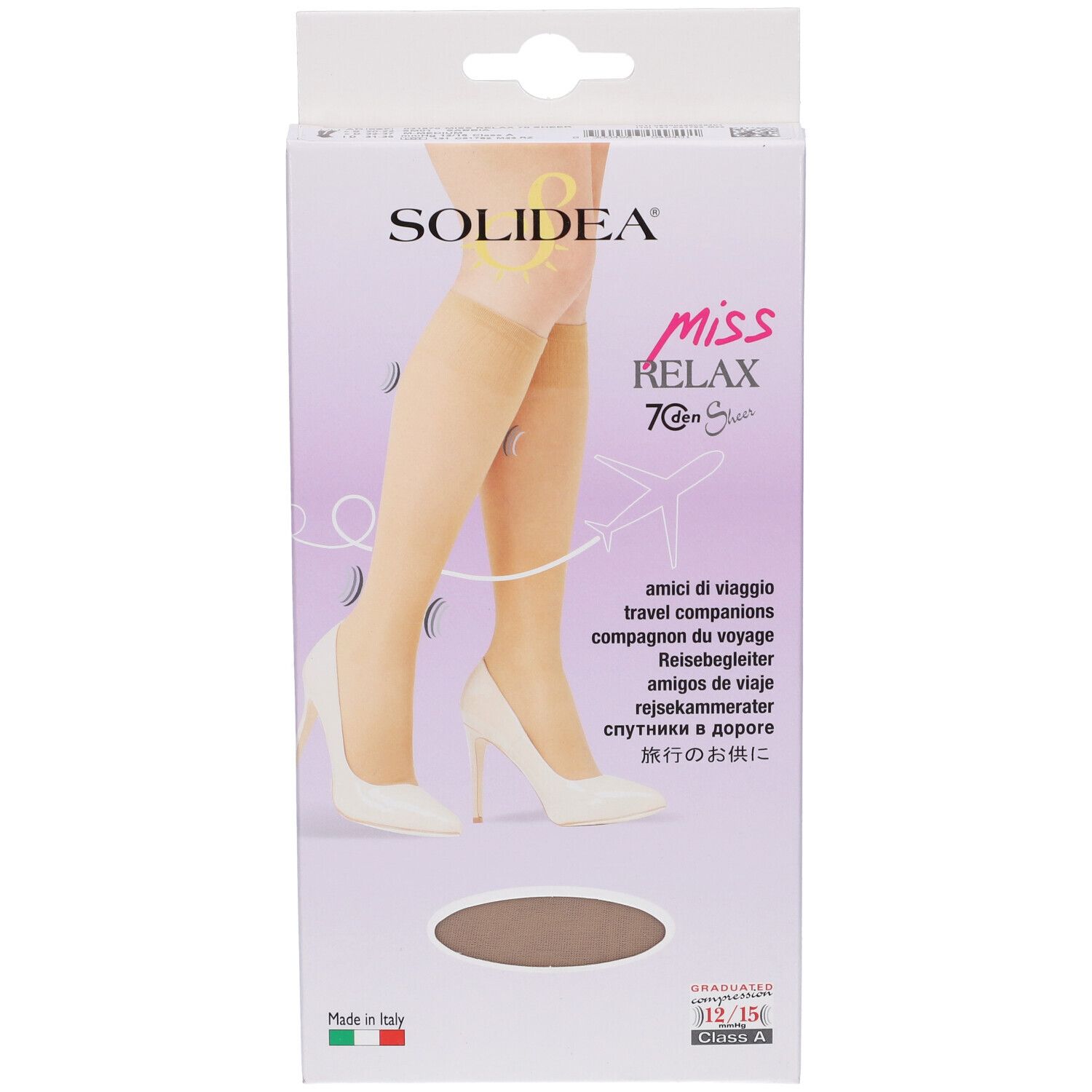 Miss Relax 70 Sheer Gambaletto Sabbia 2 M