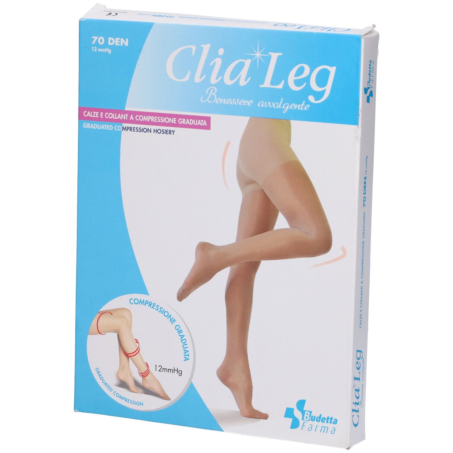 Collant Clialeg 70 Denari Colore Nero Taglia 3