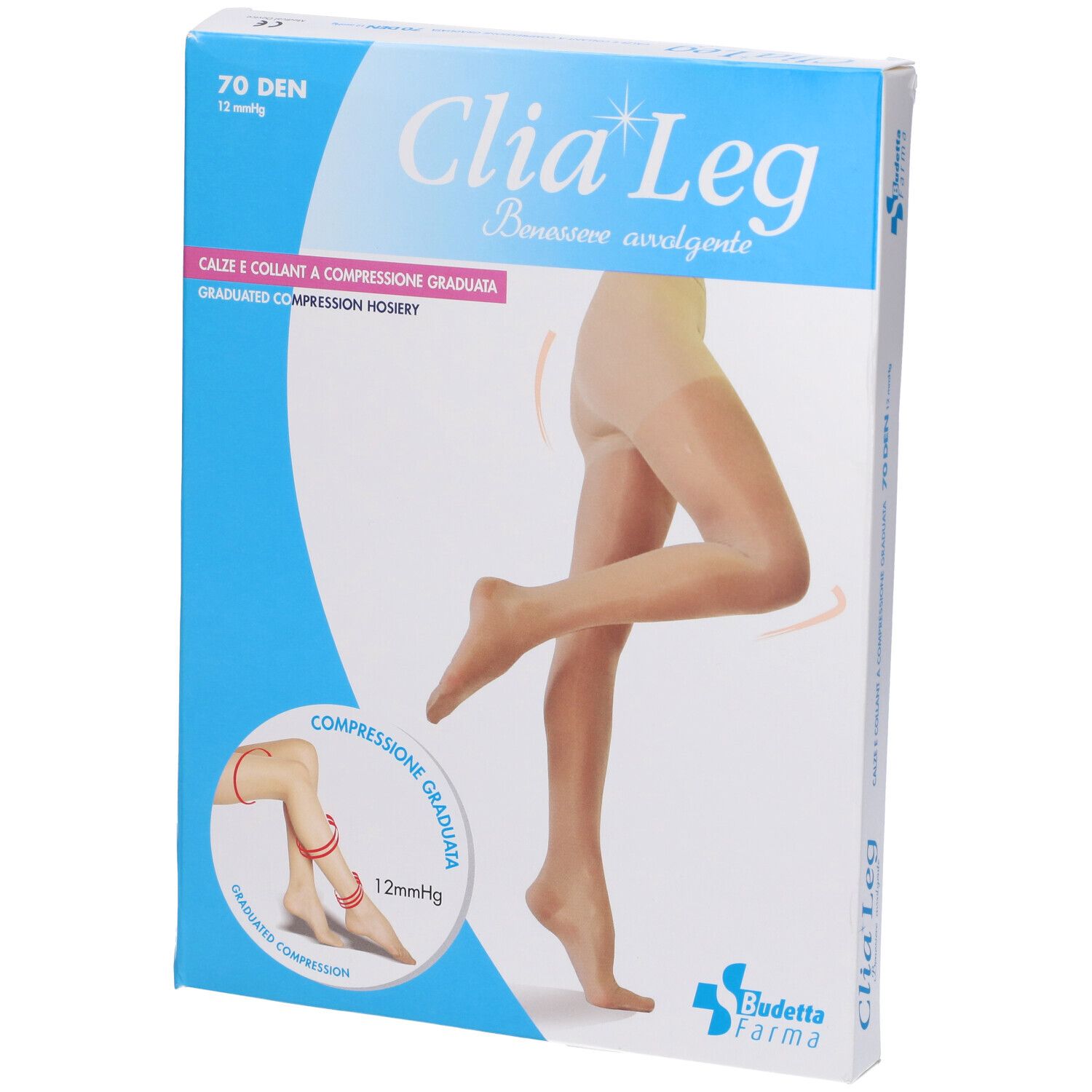 Collant Clialeg 70 Denari Colore Nero Taglia 4