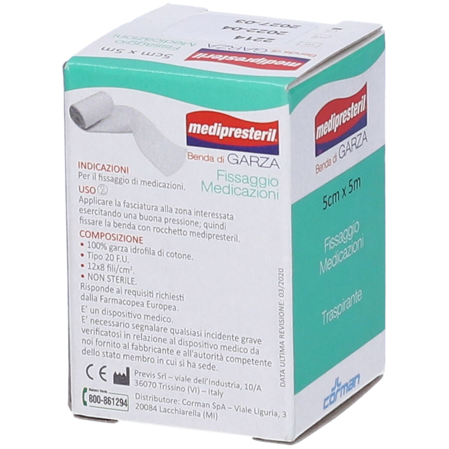 BENDA MEDIPRESTERIL 12/8 5X500