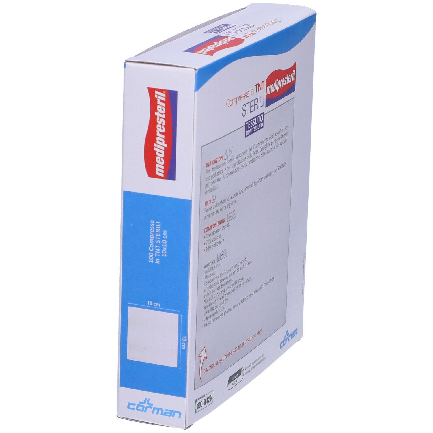 MediPresteril® Compresse in TNT Sterili 10 x 10 cm