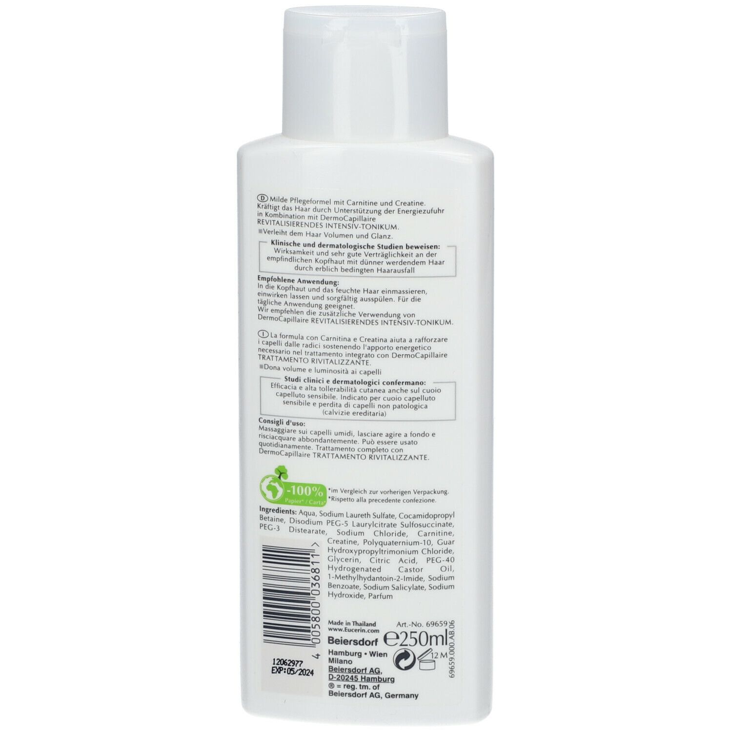 Eucerin® DermoCapillaire Shampoo Rivitalizzante