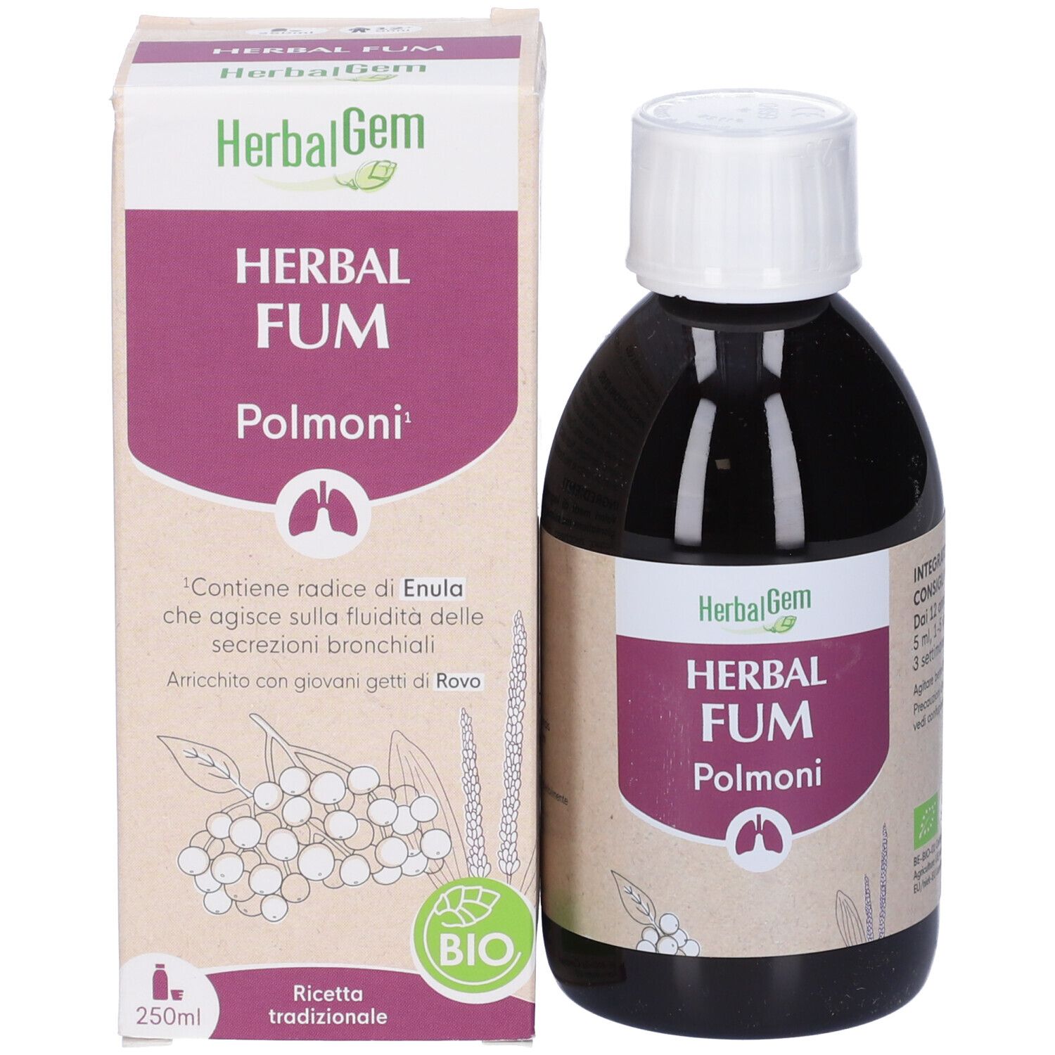 Herbalgem Herbal Fum Polmoni Soluzione Orale
