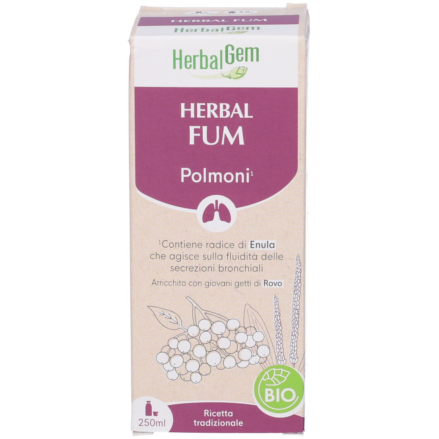 Herbalgem Herbal Fum Polmoni Soluzione Orale