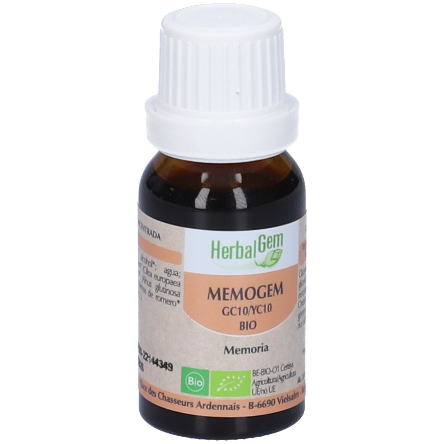 Herbalgem Memogem GC10 BIO Memoria Gemmo Concentrata Gocce